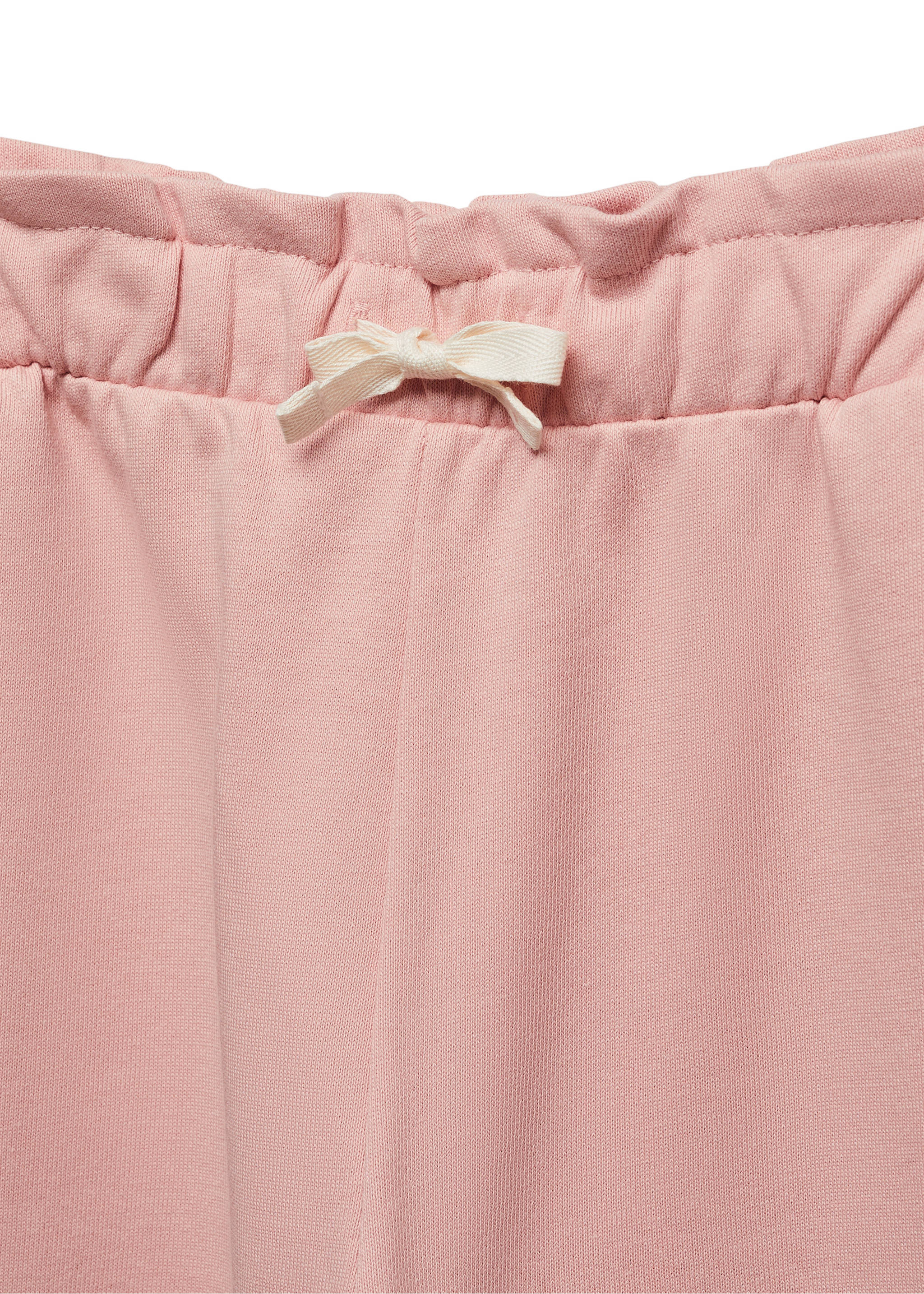 Cotton culotte trousers - Details of the article 8, Pink. Ref: 67060663-00.