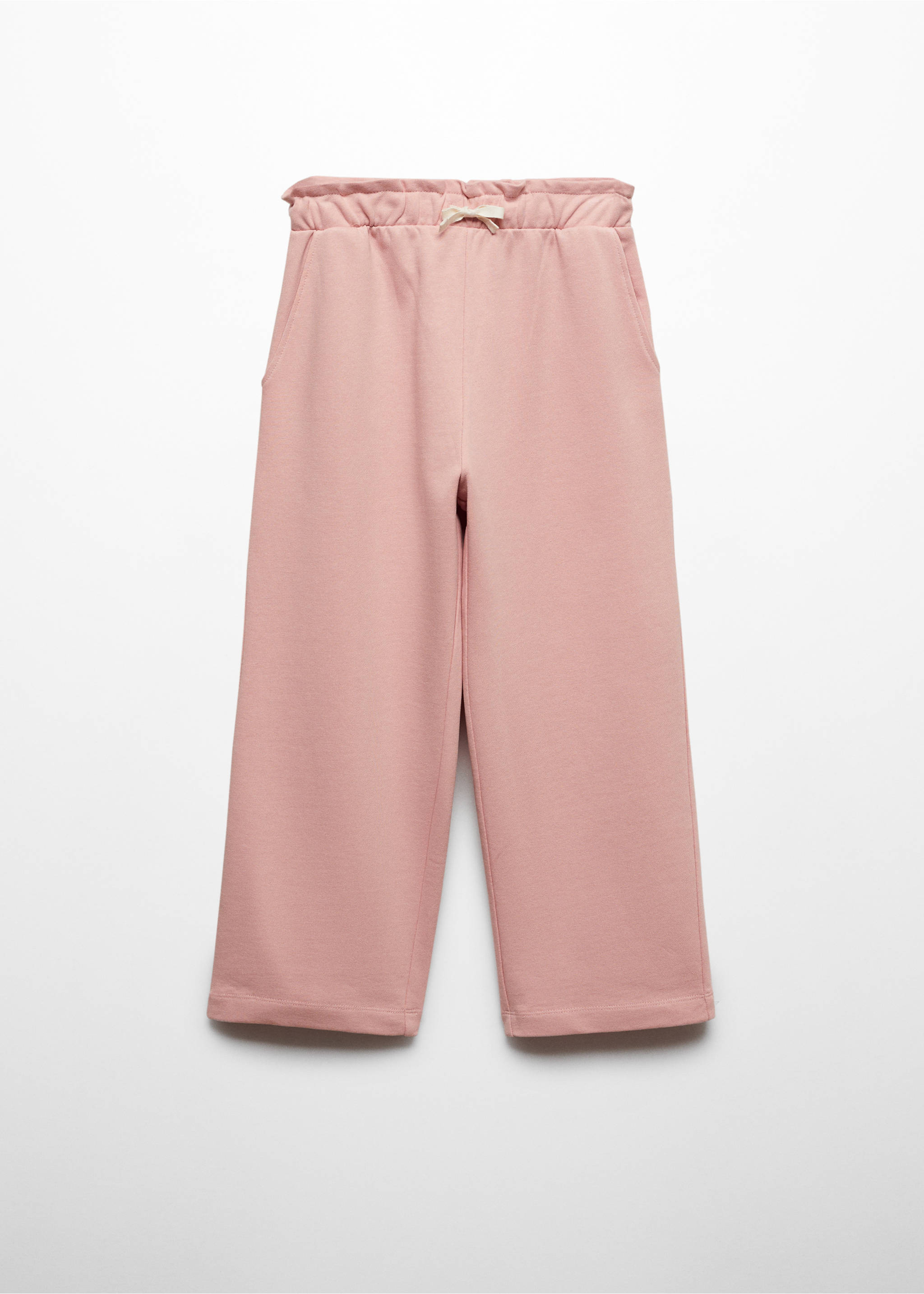 Cotton culotte trousers - Article without model, Pink. Ref: 67060663-00.