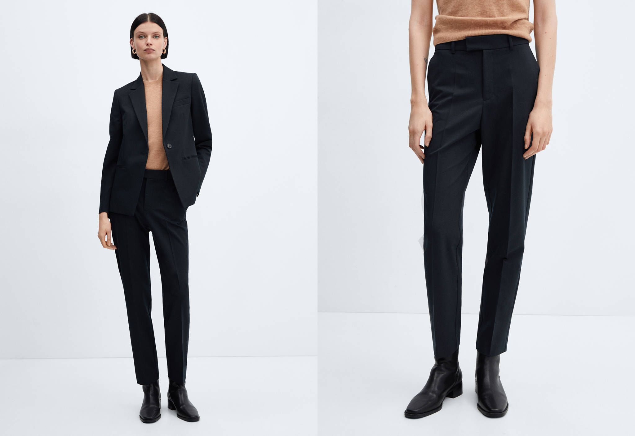 Straight suit trousers - Panoramic plane