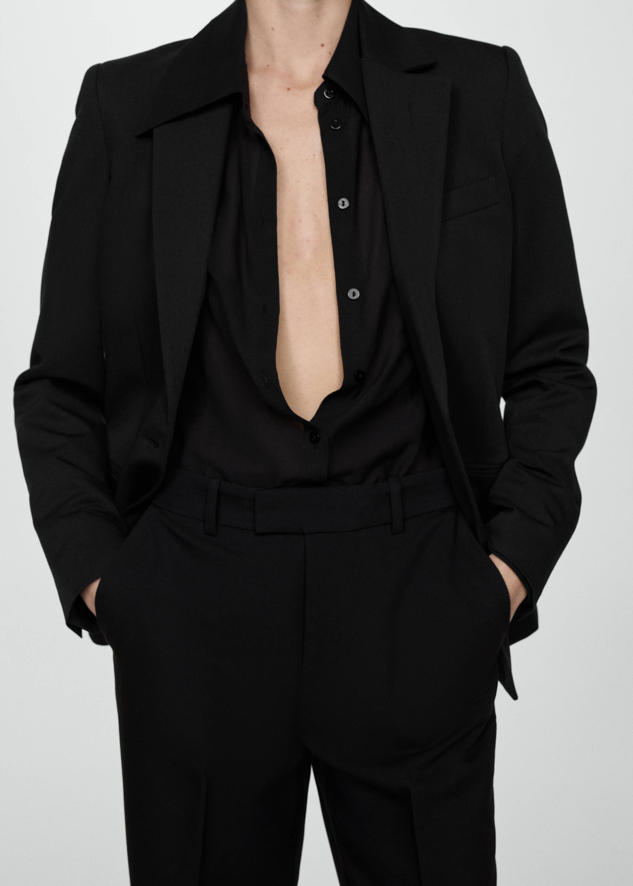 Прямые костюмные брюки - Деталь изделия 6