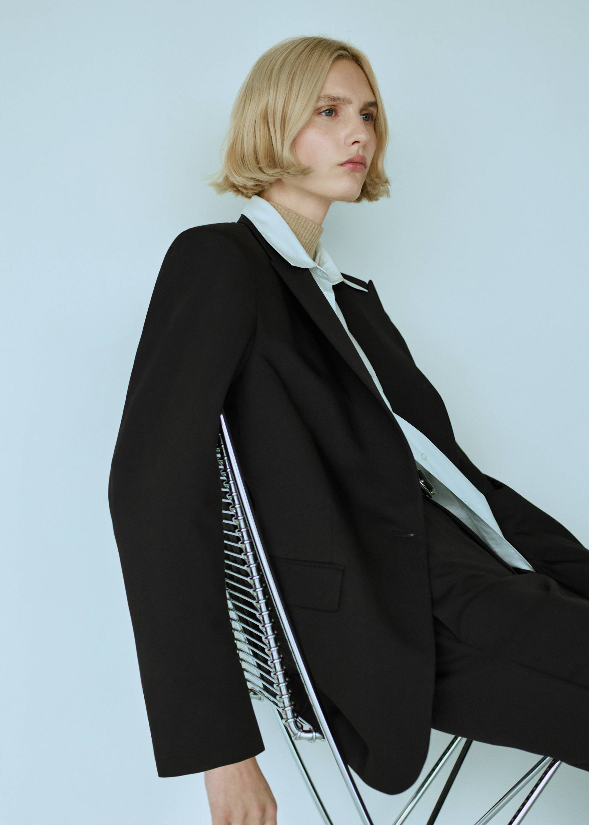 Прямые костюмные брюки - Деталь изделия 7