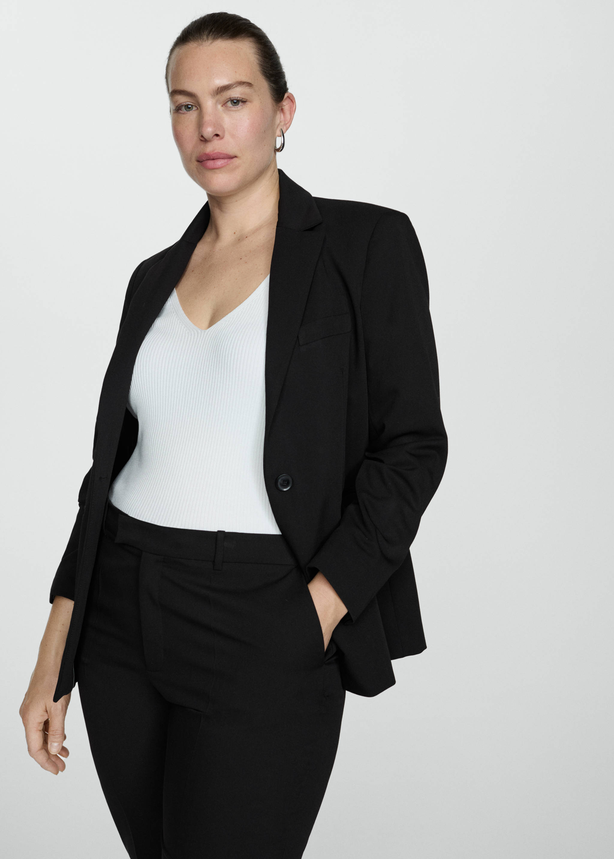 Прямые костюмные брюки - Деталь изделия 5