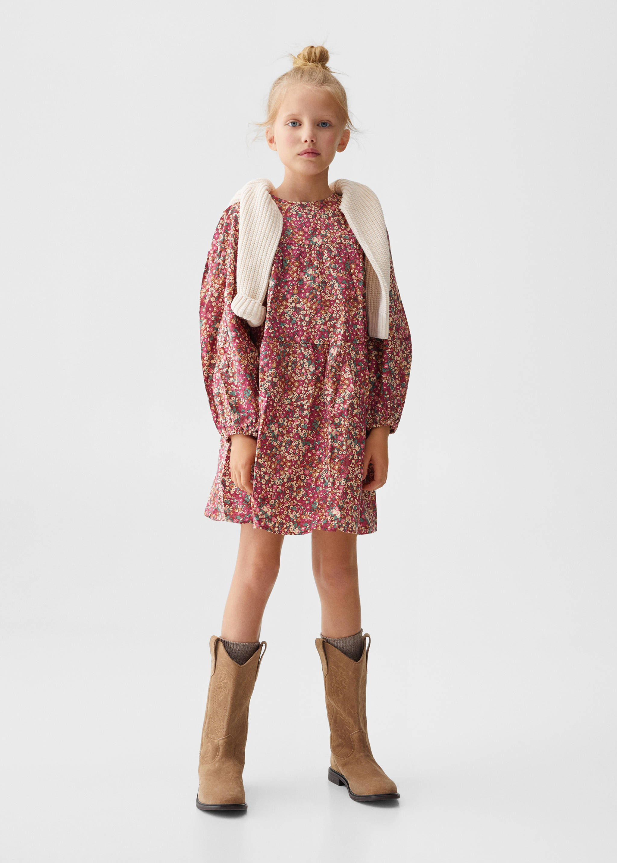 Robe à imprimé fleurs - Plan général