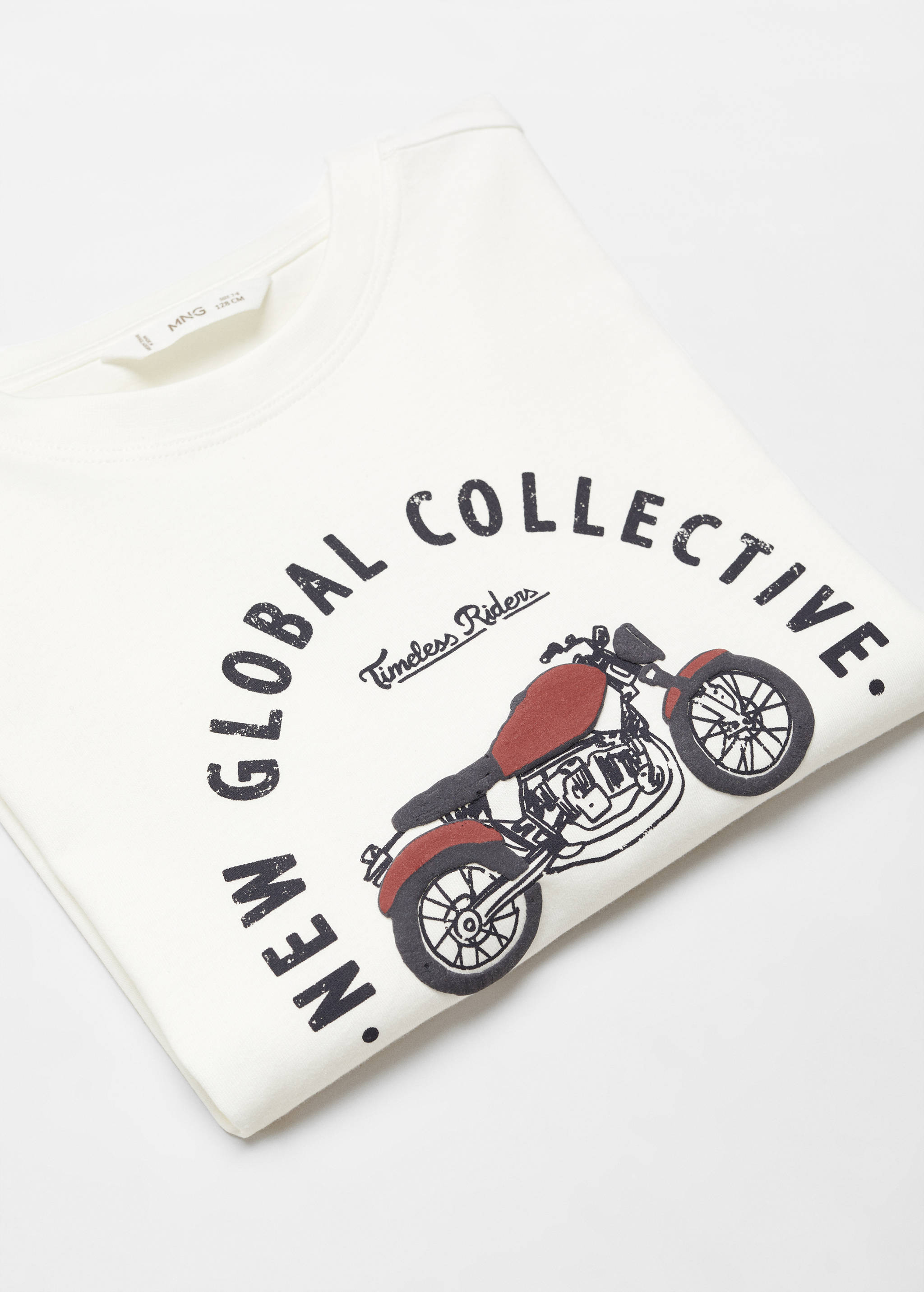 Long-sleeved t-shirt with message - Details of the article 8