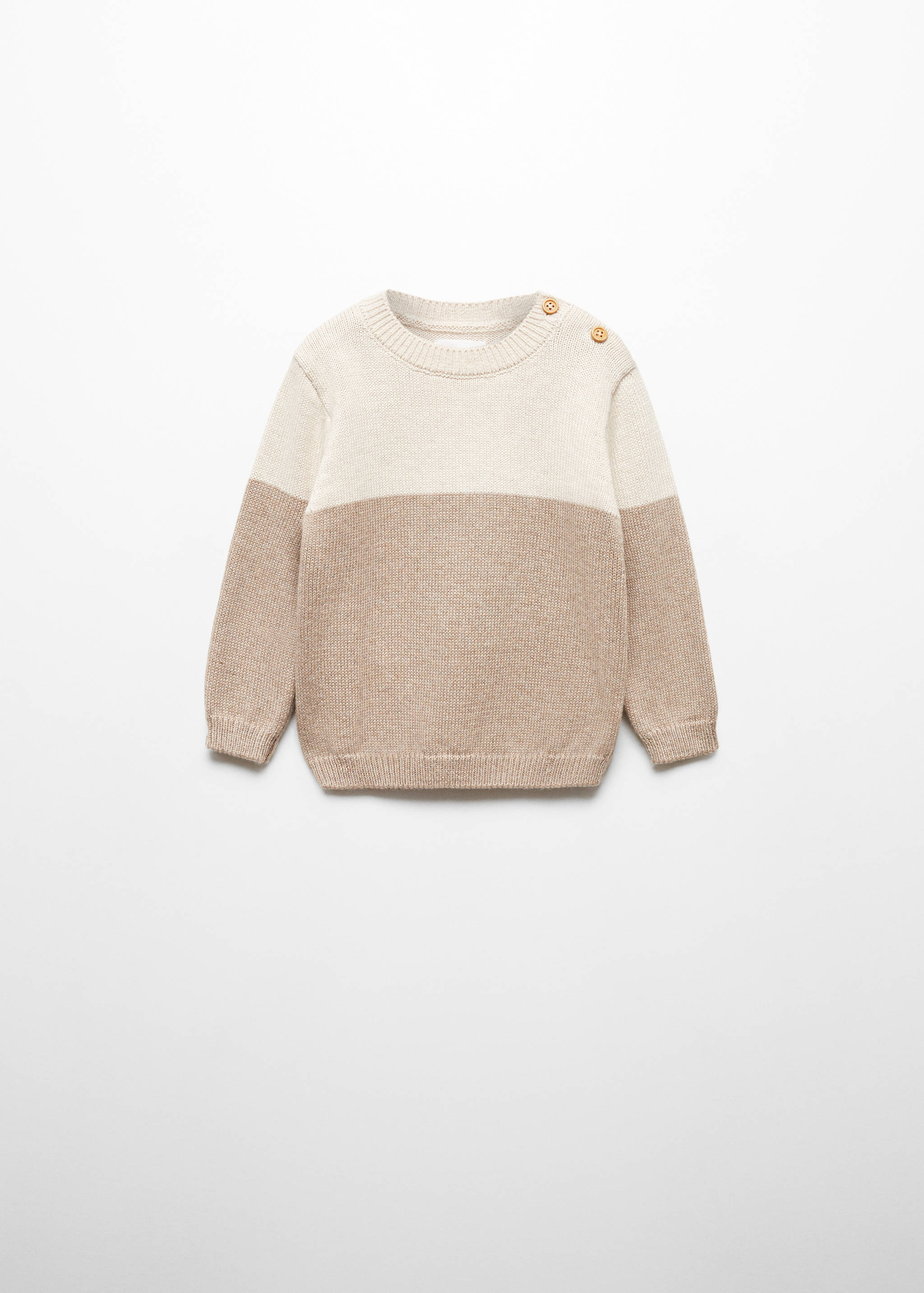 Джемпер комбинированной вязки - Изделие без модели