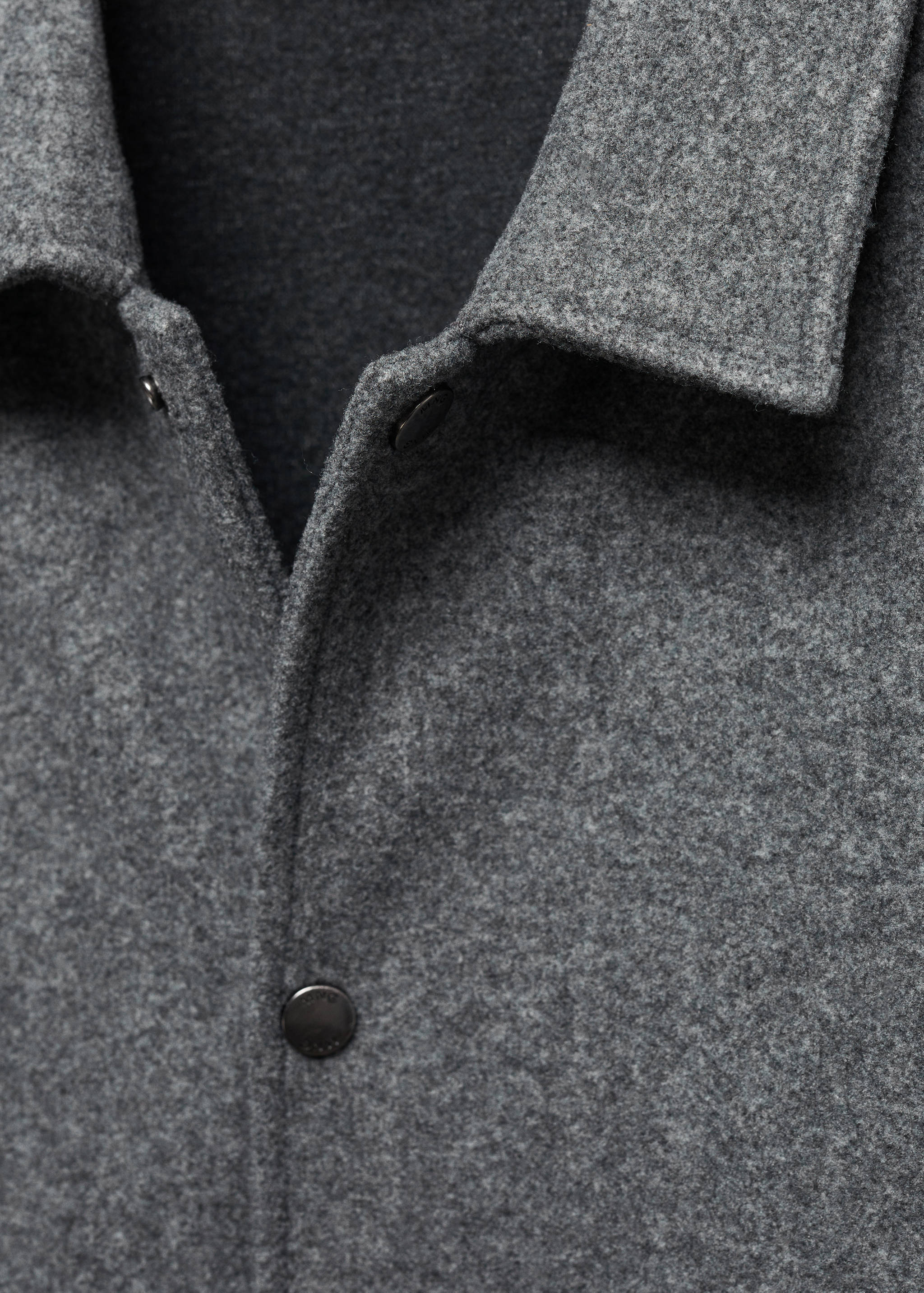 Snap buttons overshirt - Details of the article 8