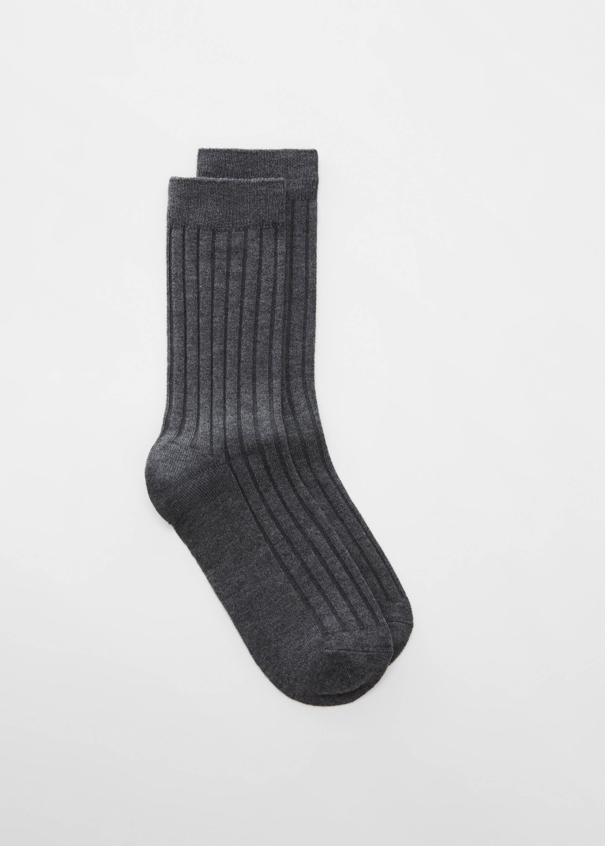 Socken mit Rippmuster - Mittlere Ansicht