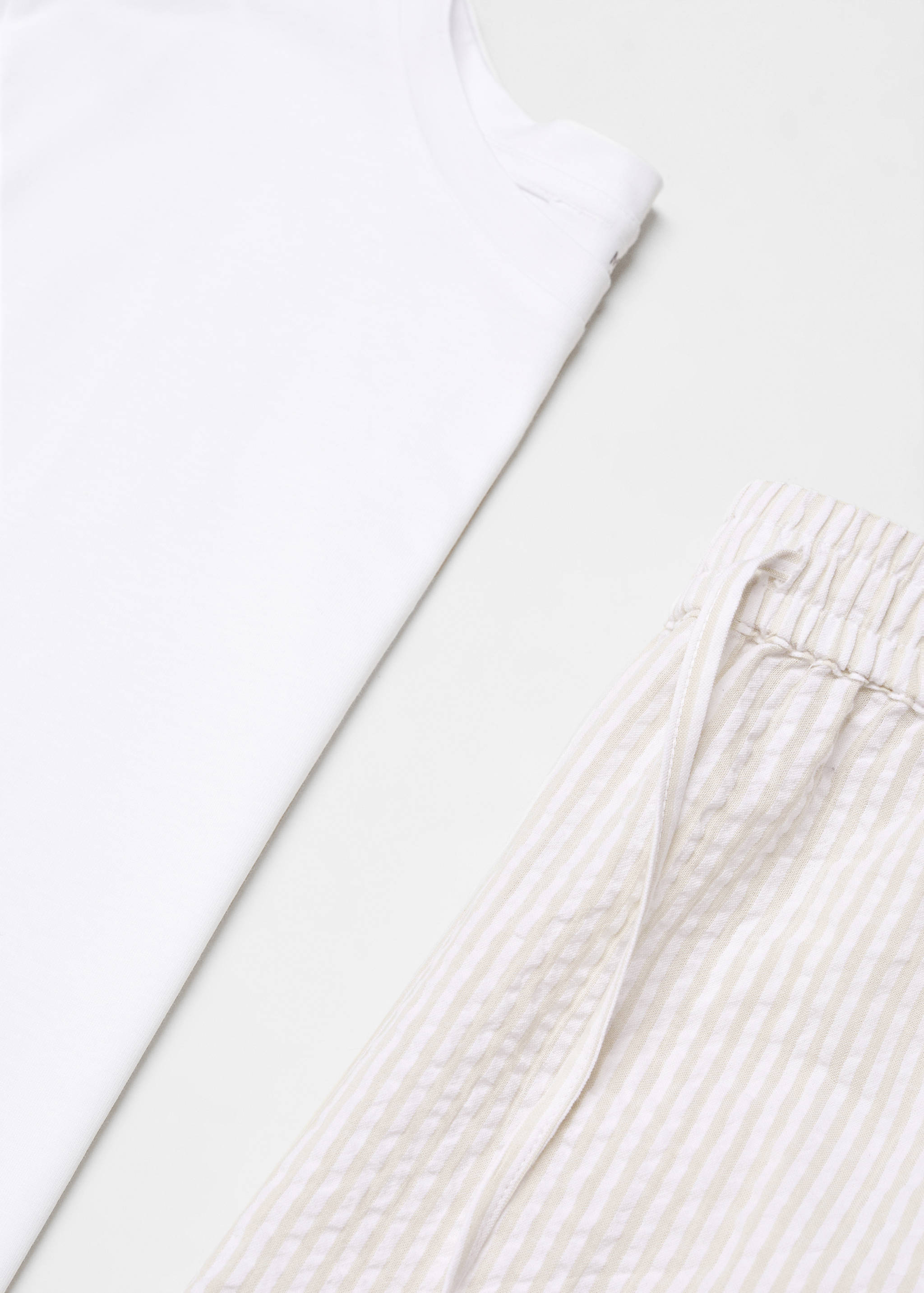 Pyjama deux pièces coton rayures - Détail de l'article 8