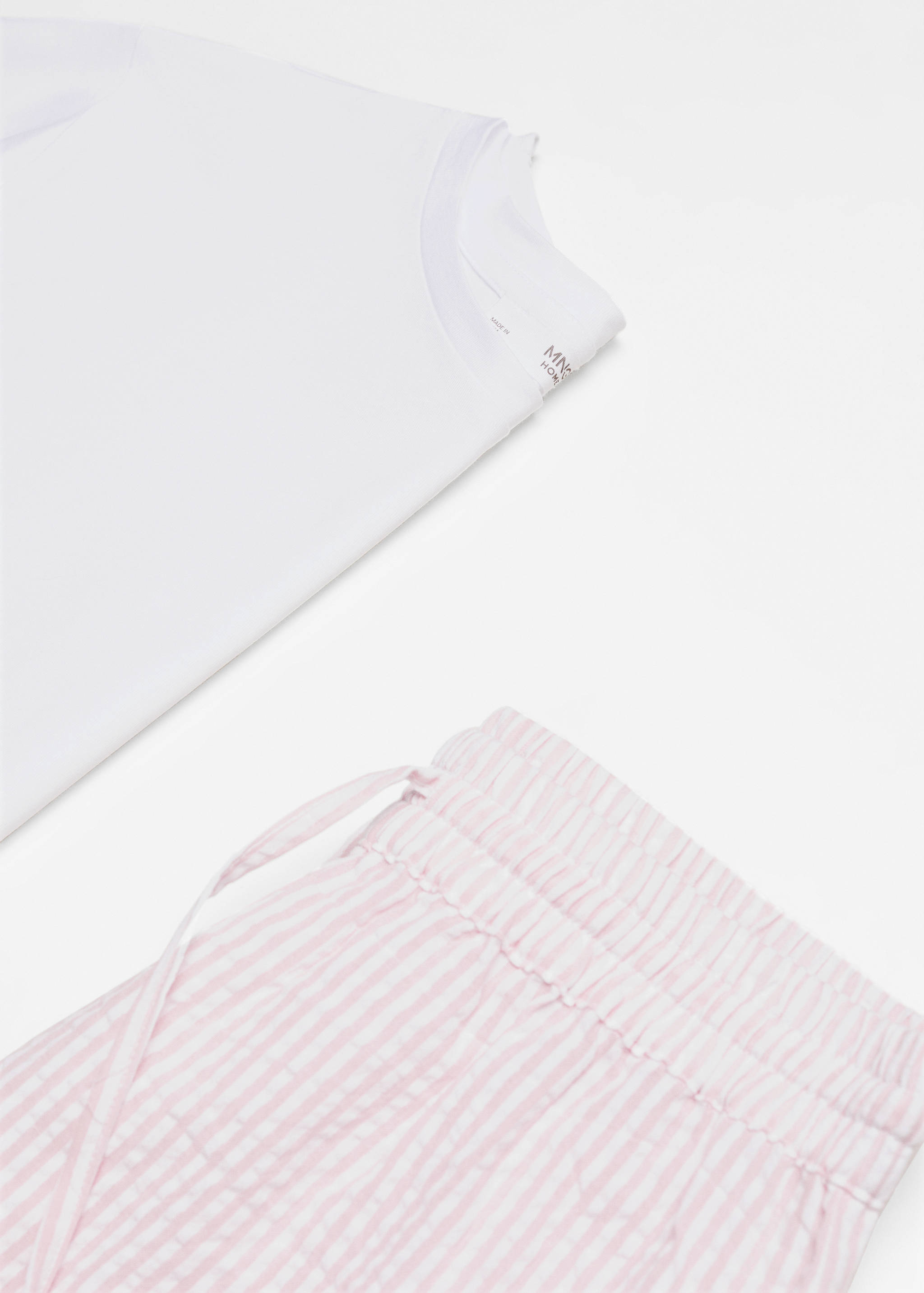 Pyjama deux pièces coton rayures - Détail de l'article 8