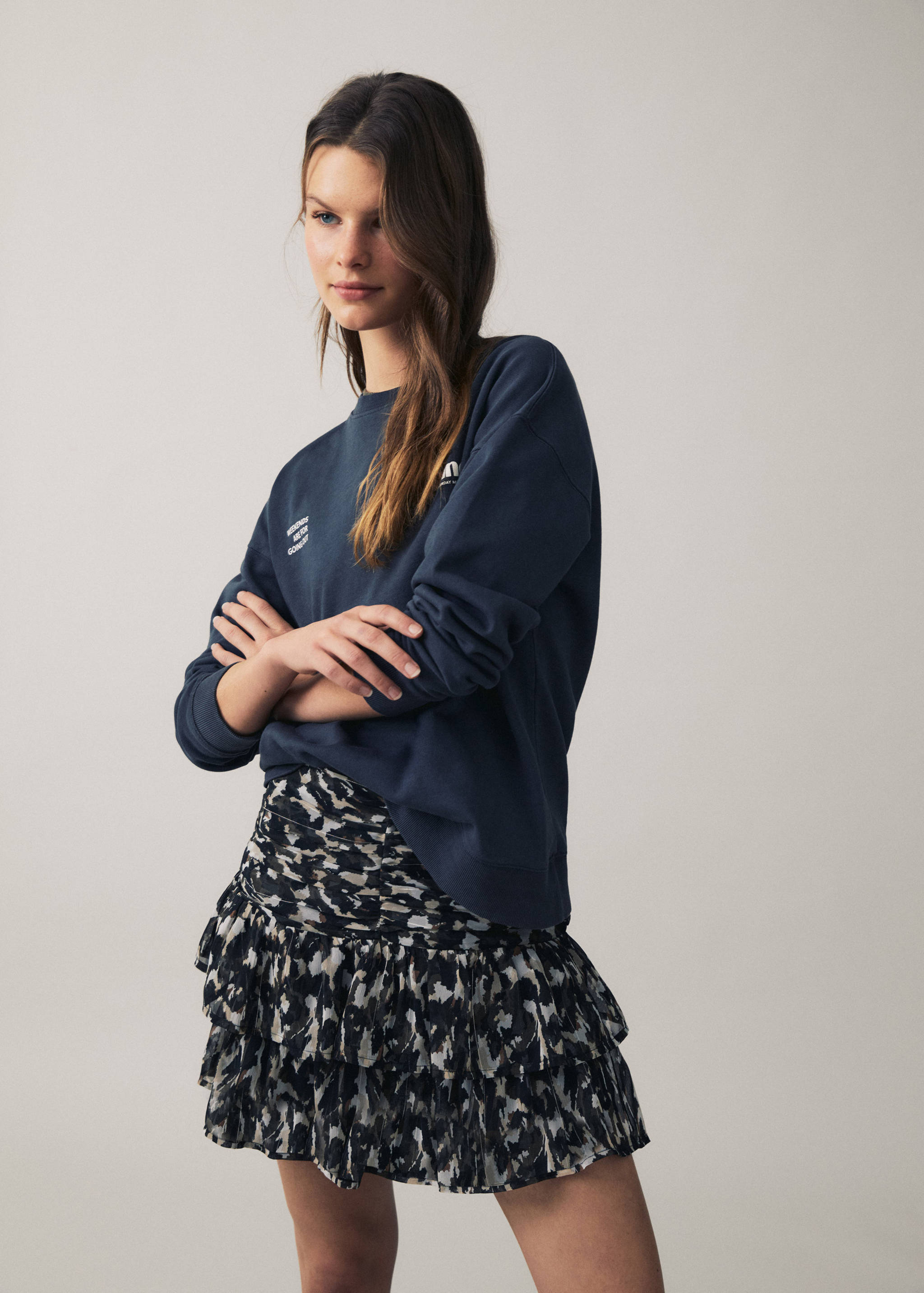 سترة برسالة مطبوعة - تفاصيل المنتج 5