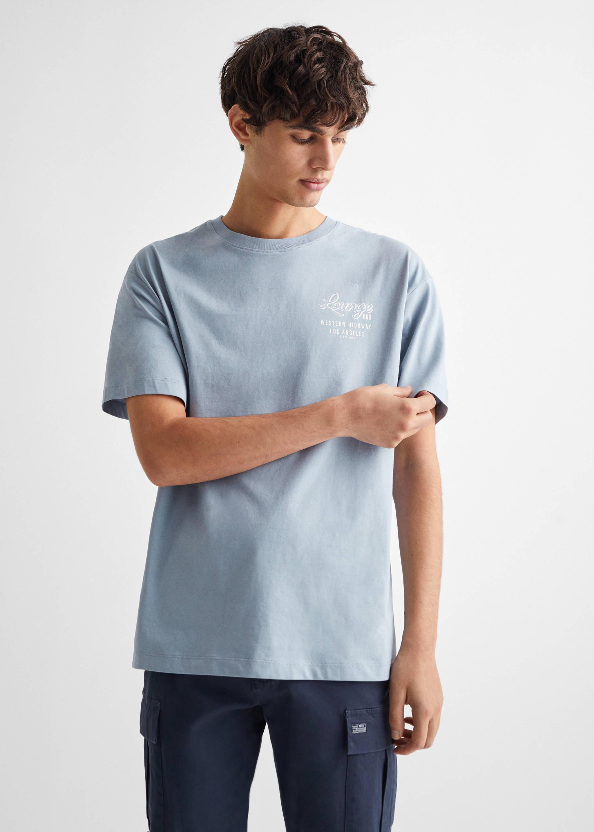 Printed message T-shirt - Medium plane