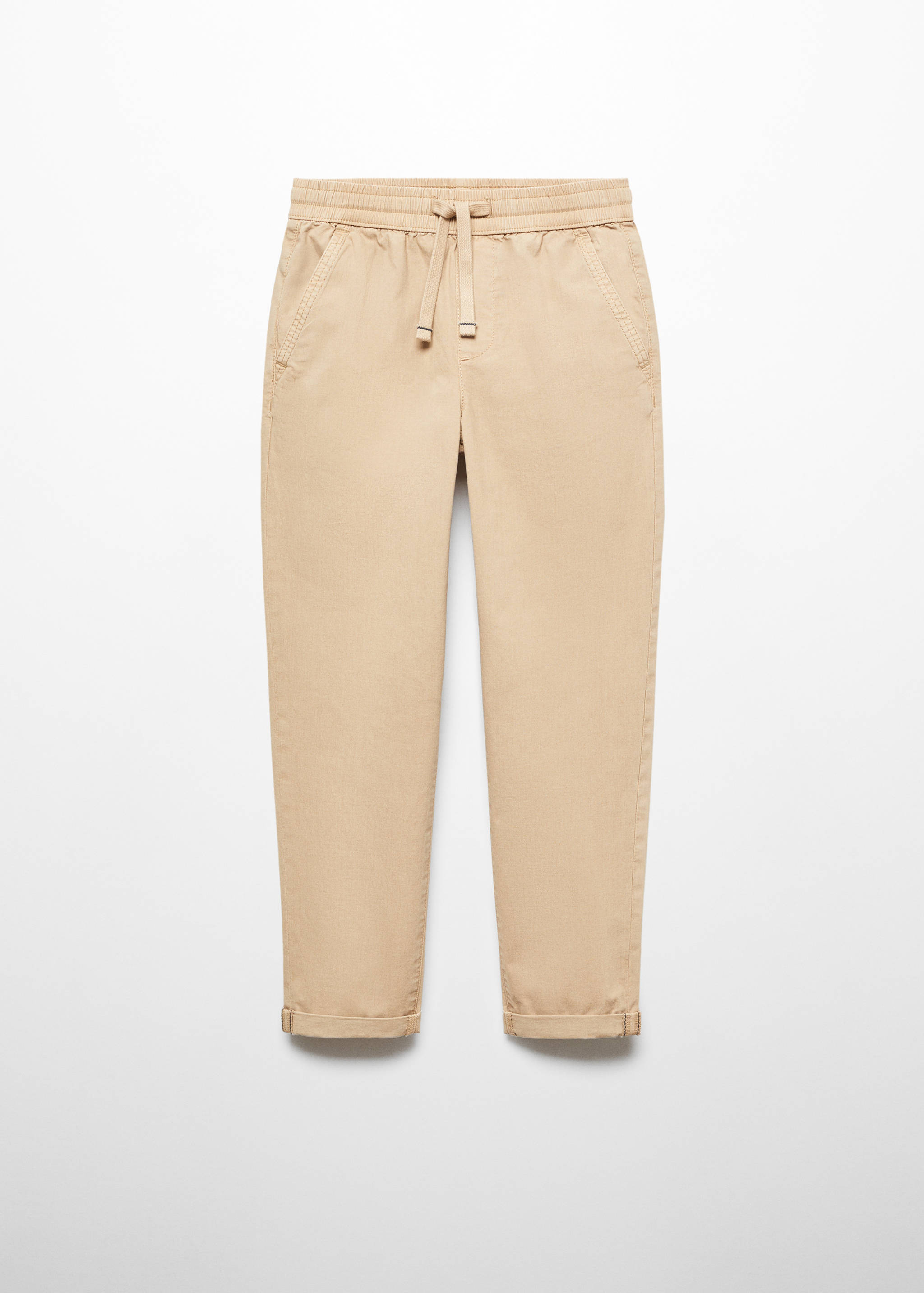 Cotton jogger-style trousers - Article without model