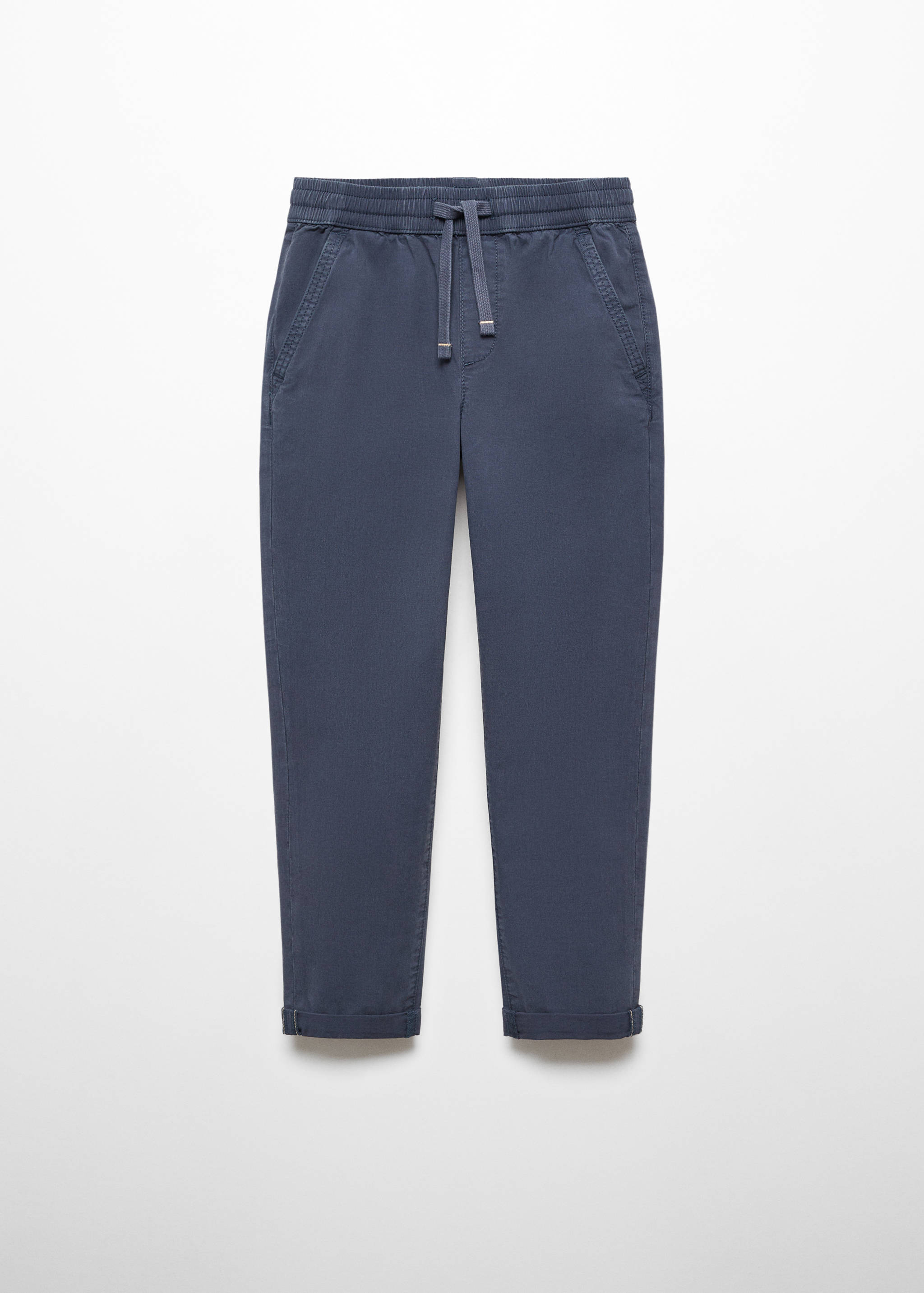 Cotton jogger-style trousers - Article without model