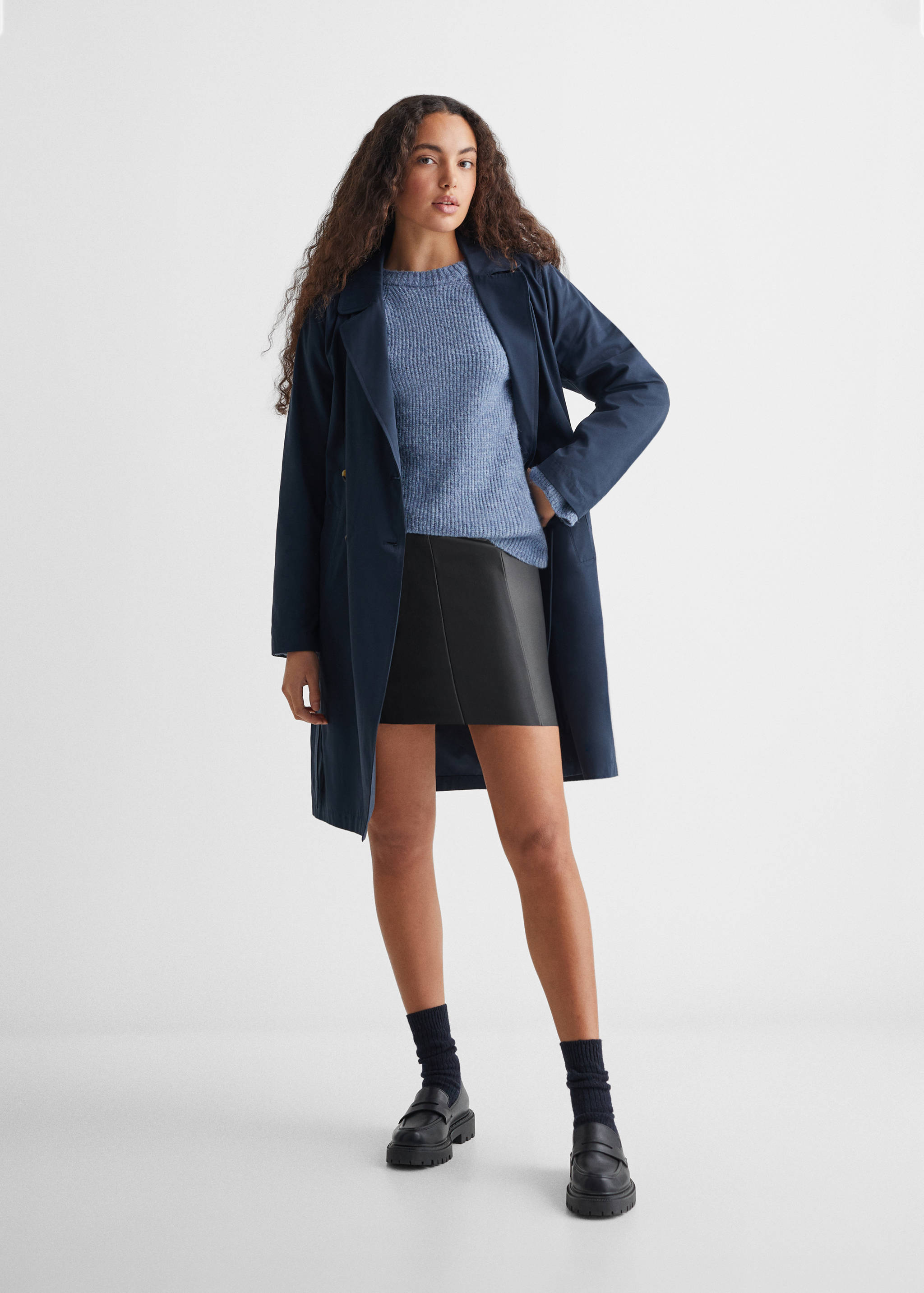 Jupe simili-cuir - Plan général