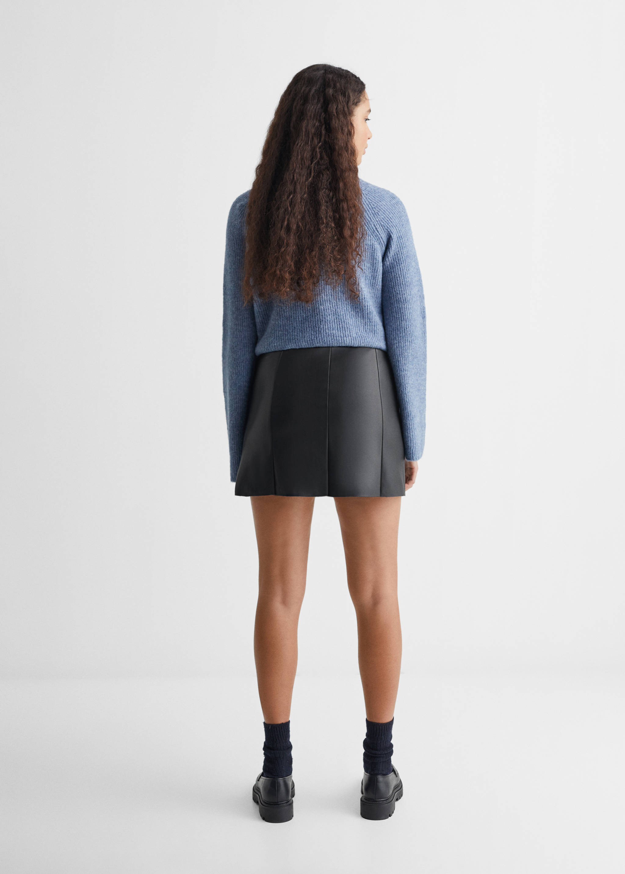 Jupe simili-cuir - Verso de l’article