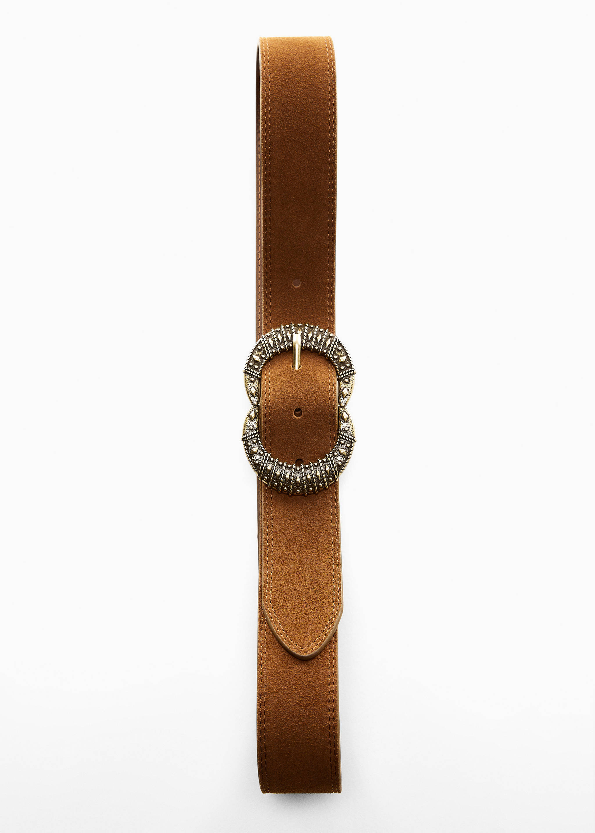 Engraved buckle leather belt - Details of the article 5