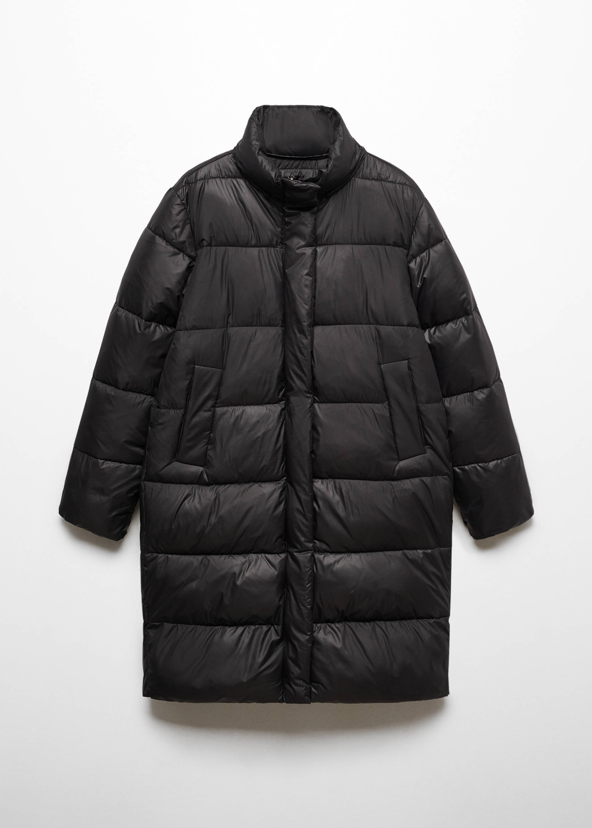 Detachable hood puffer coat - Details of the article 8