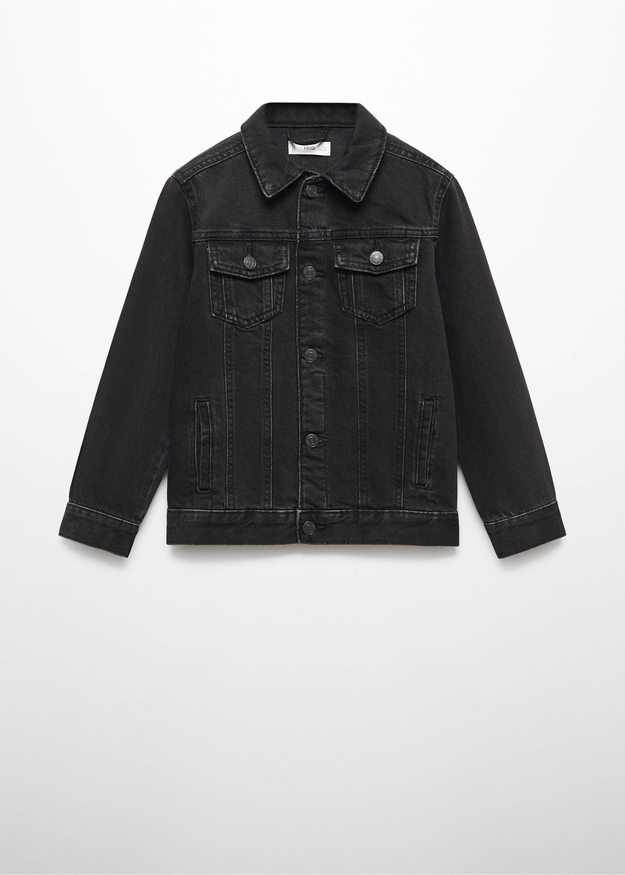 Cepli denim ceket - Modelsiz ürün, Siyah denim. Ref: 67063266-00.