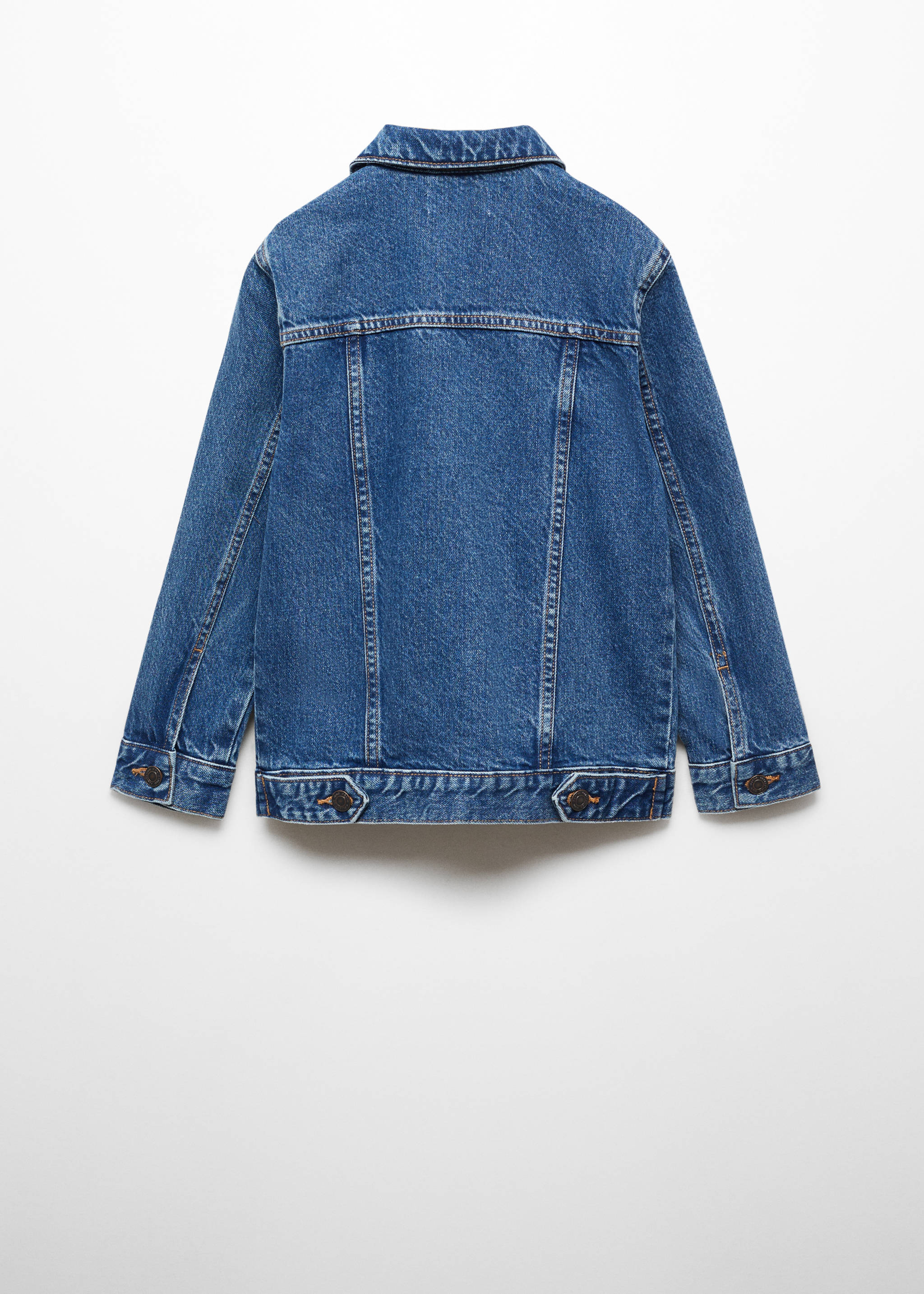 Pockets denim jacket - Reverse of the article