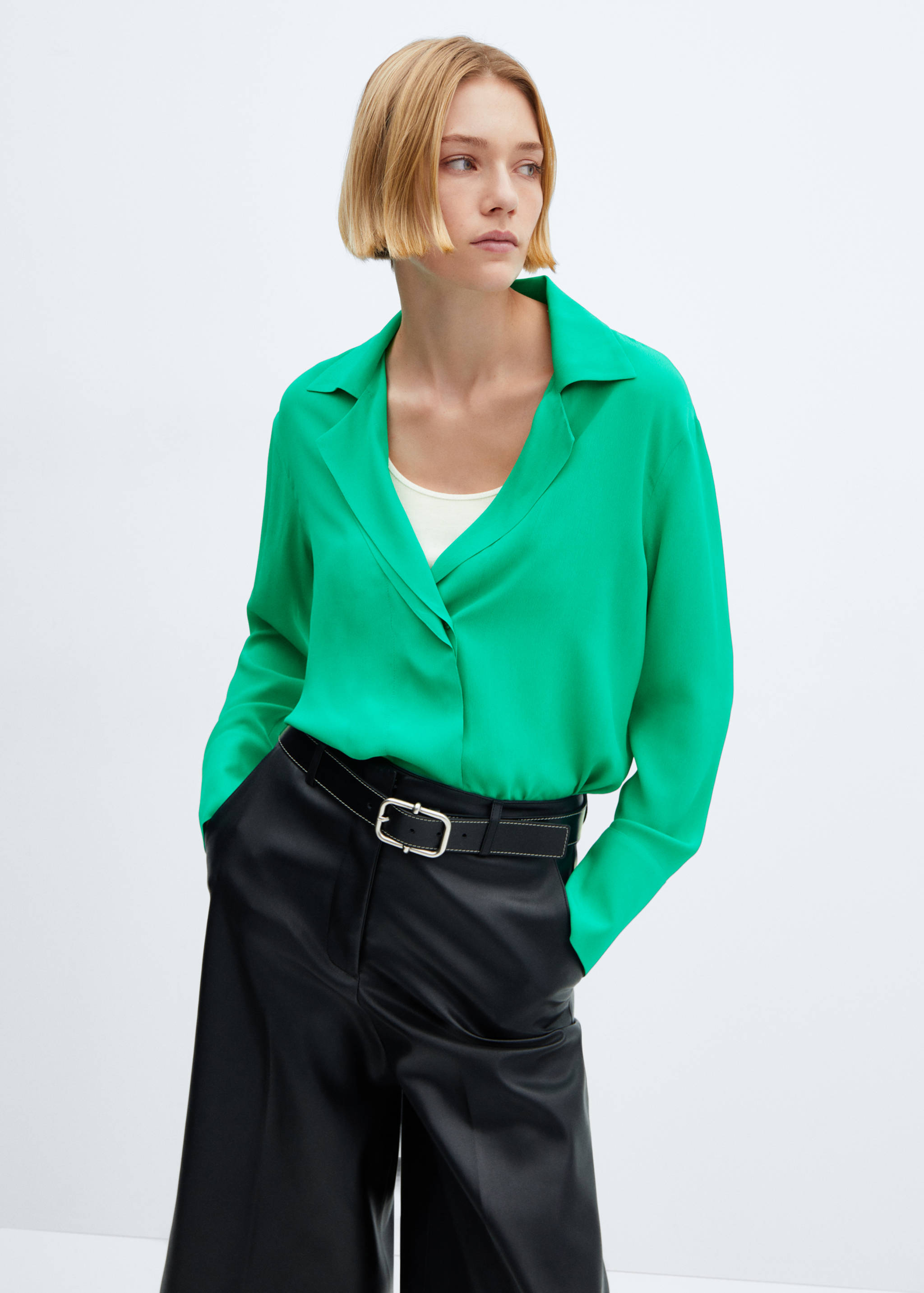 古巴领衬衫 - null