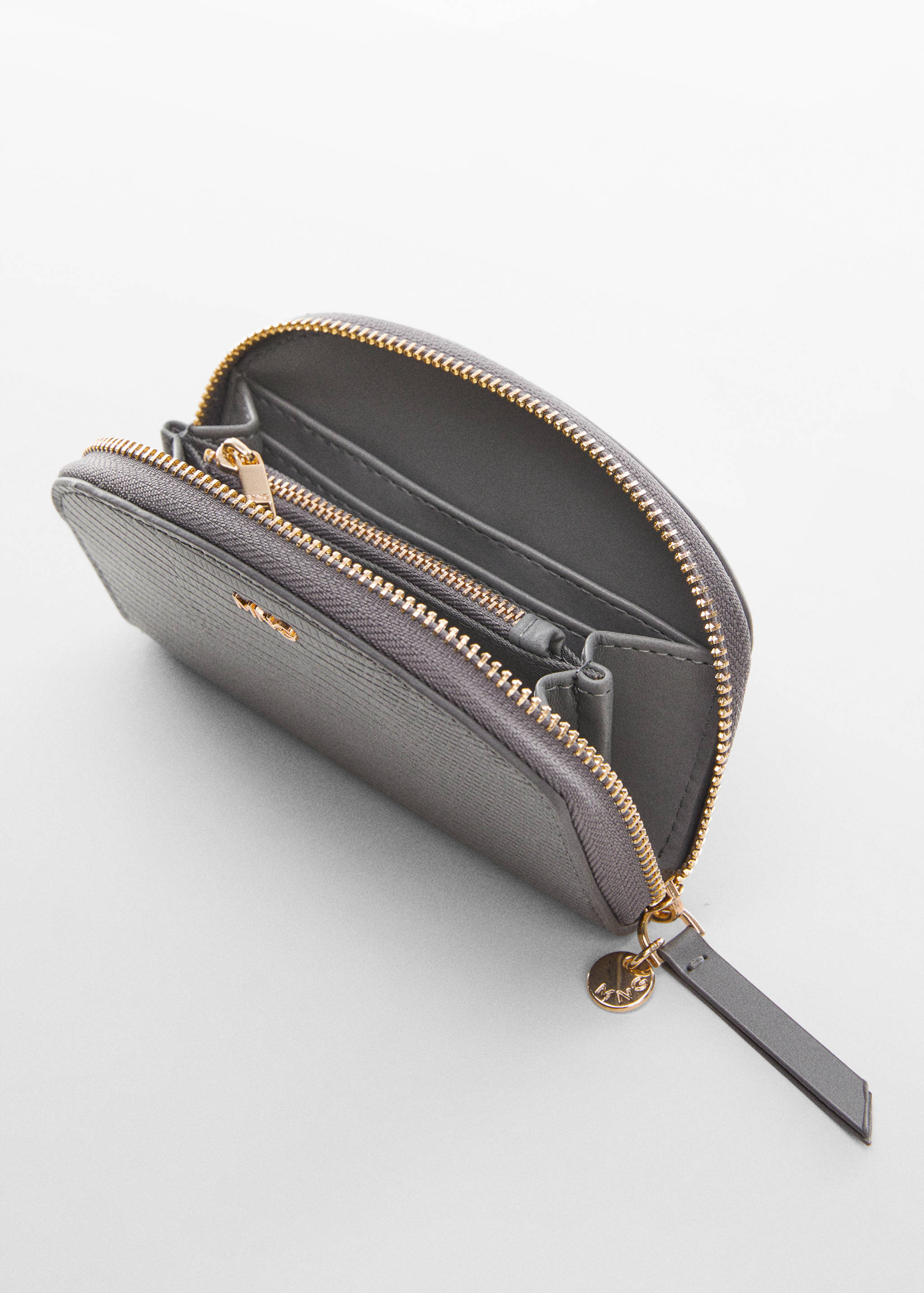 Snake effect wallet - Medium plane