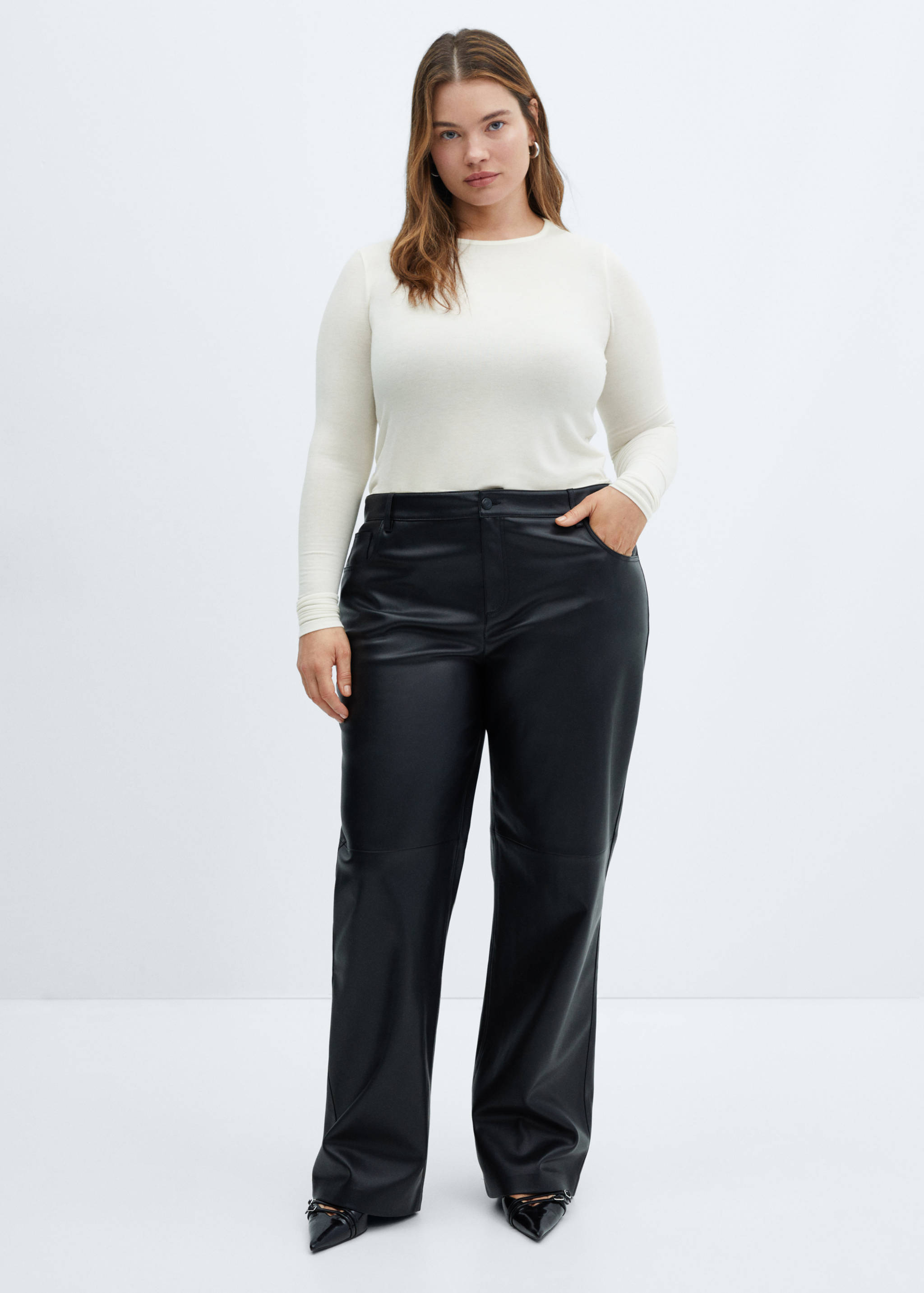 T-shirt maille col rond - Détail de l'article 3