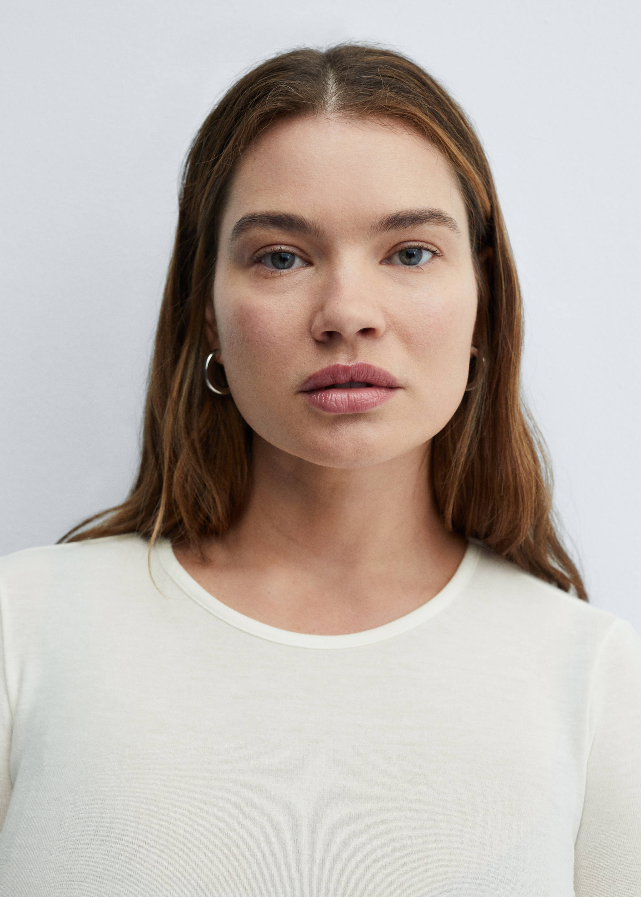 T-shirt maille col rond - Détail de l'article 4