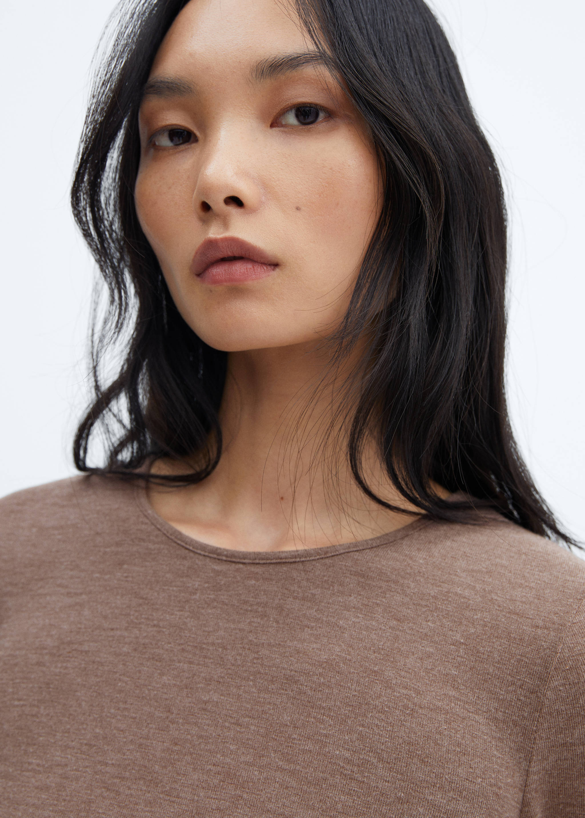 T-shirt maille col rond - Détail de l'article 1