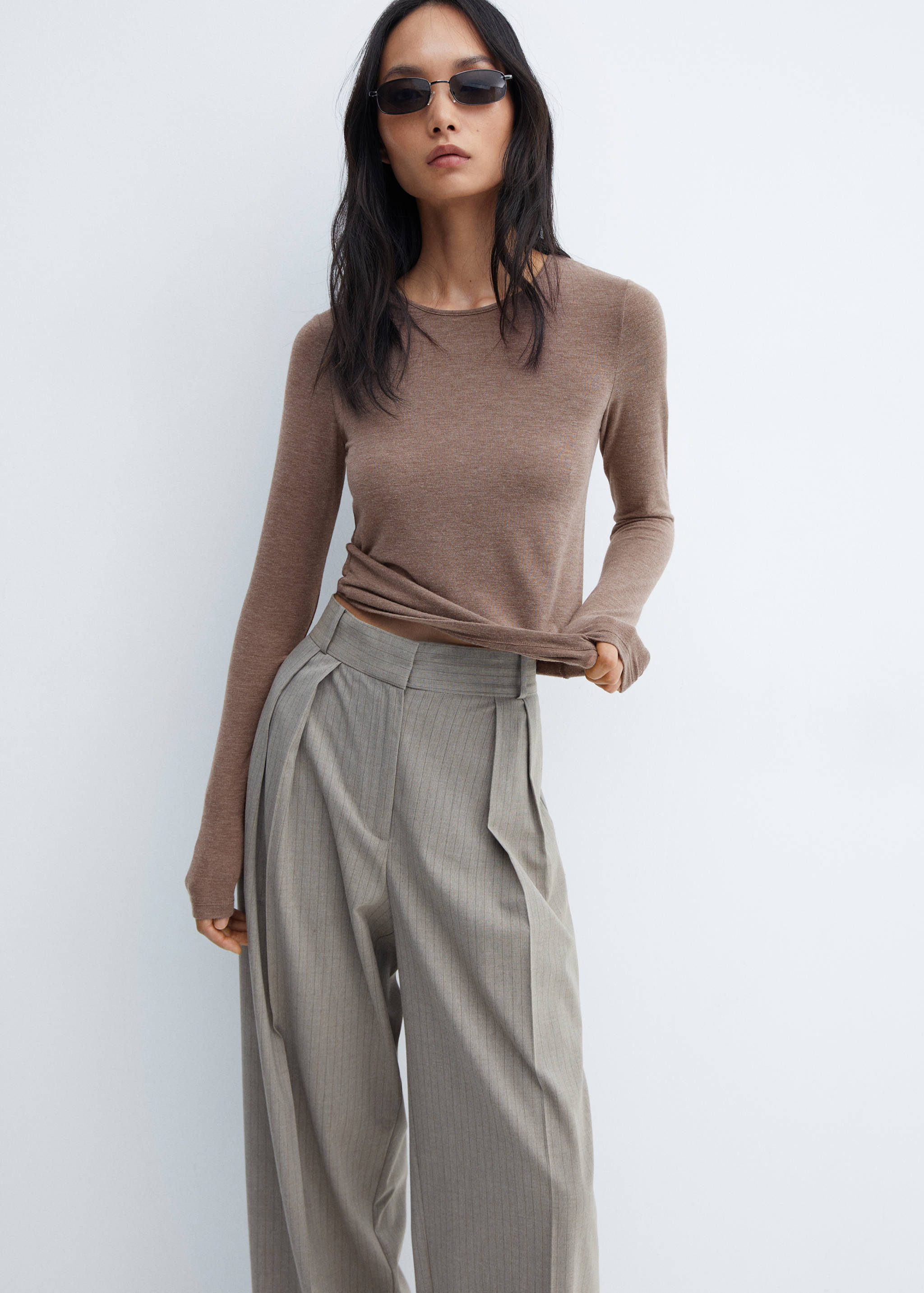 T-shirt maille col rond - Détail de l'article 2