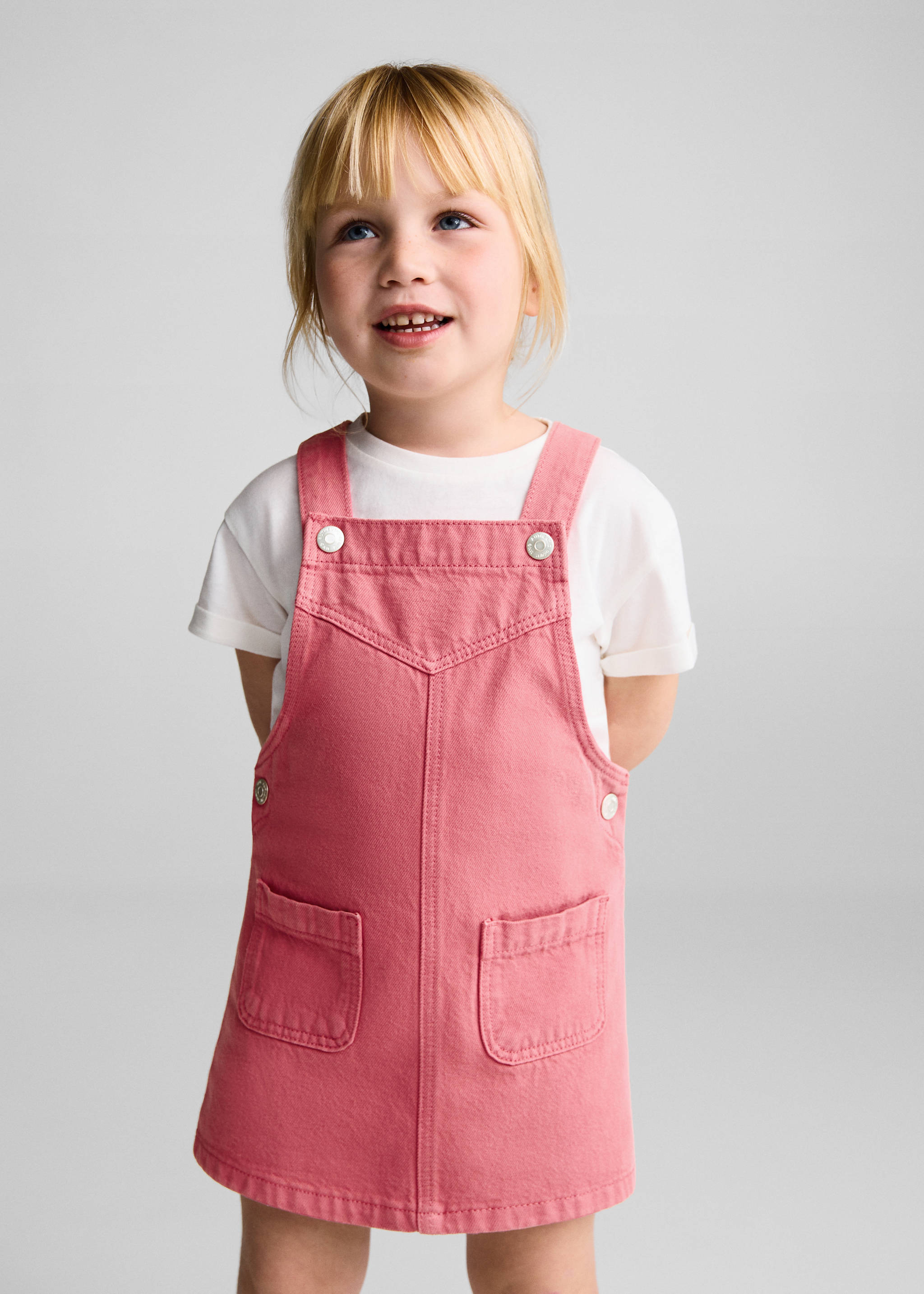 Robe chasuble à poches - Plan moyen