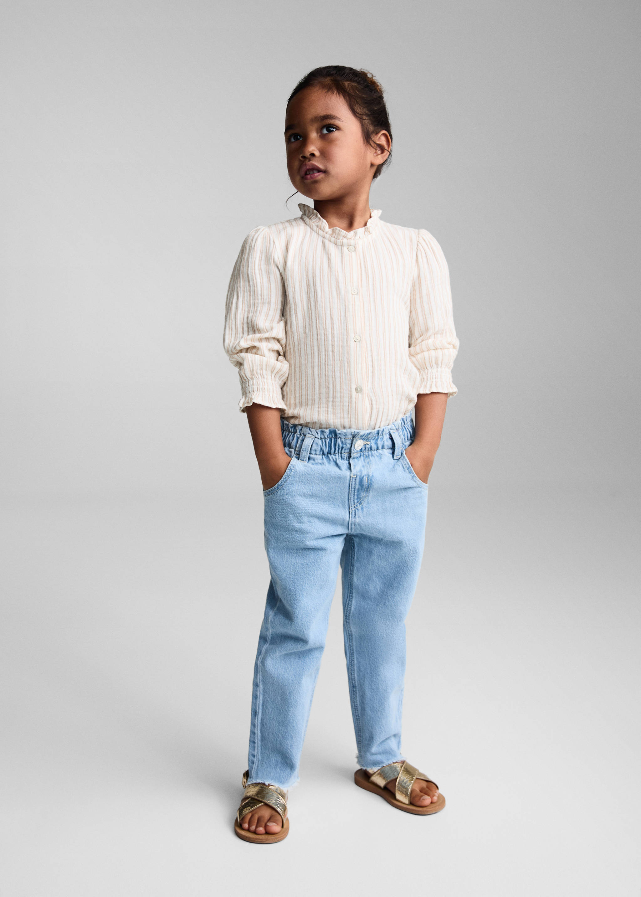 Camisa algodón rayas - Plano general