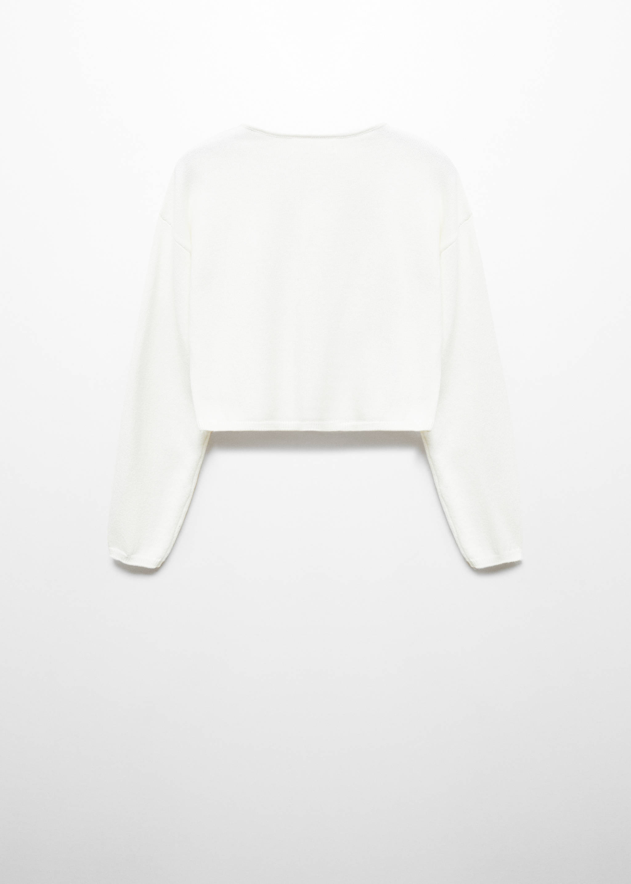 Cardigan coton maille fine - Verso de l’article