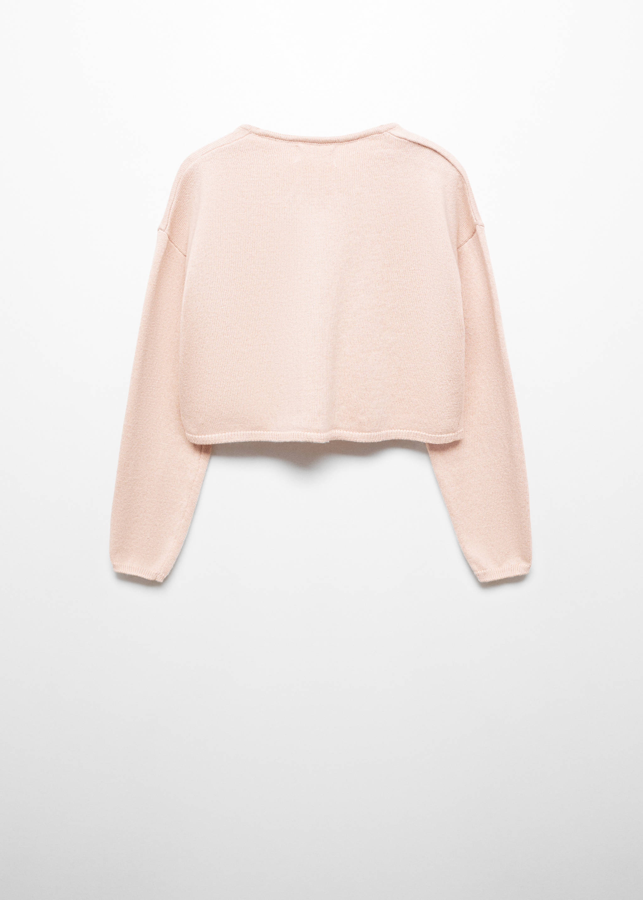 Cardigan coton maille fine - Verso de l’article