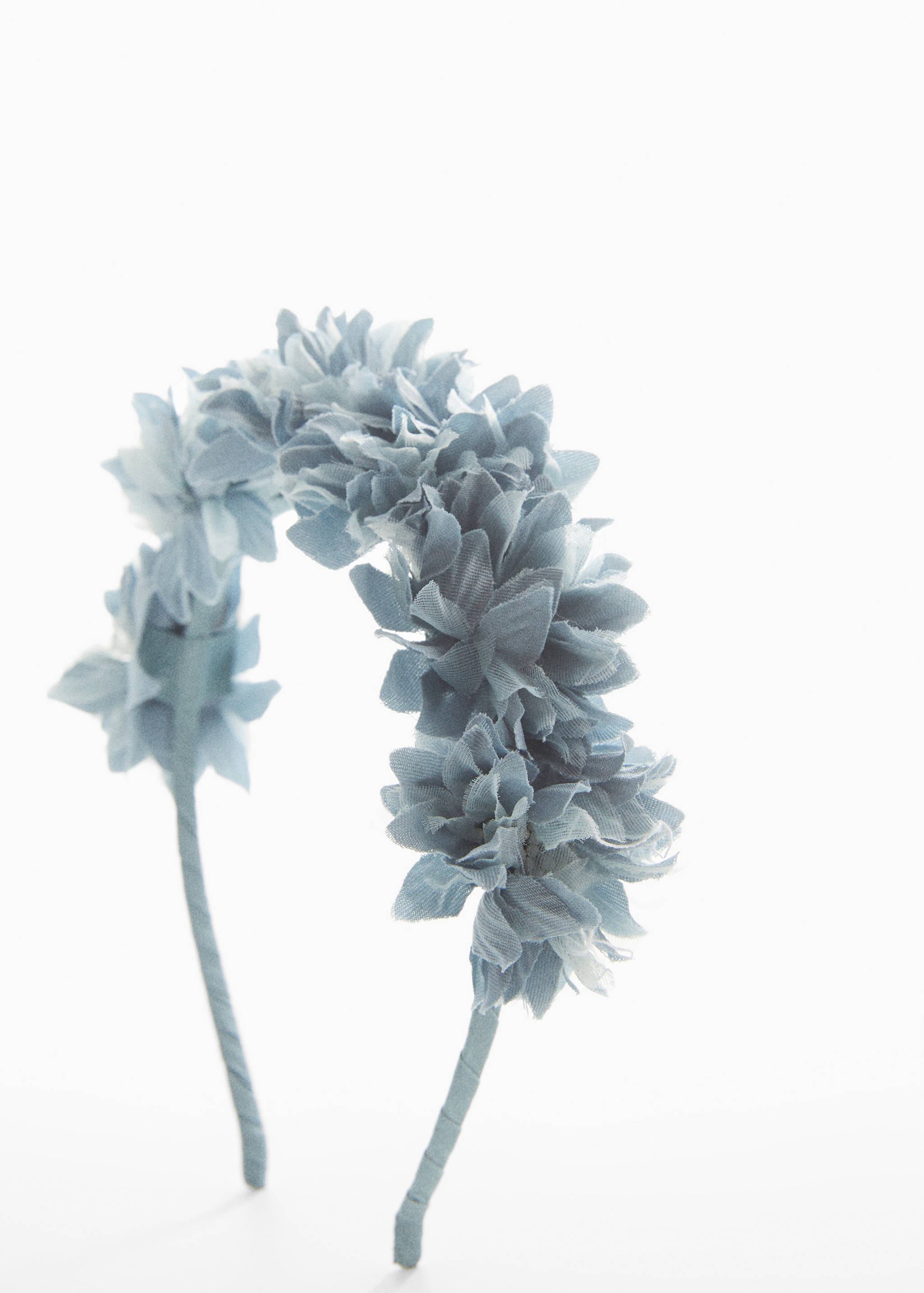 Headband with embossed flowers - Details of the article 1