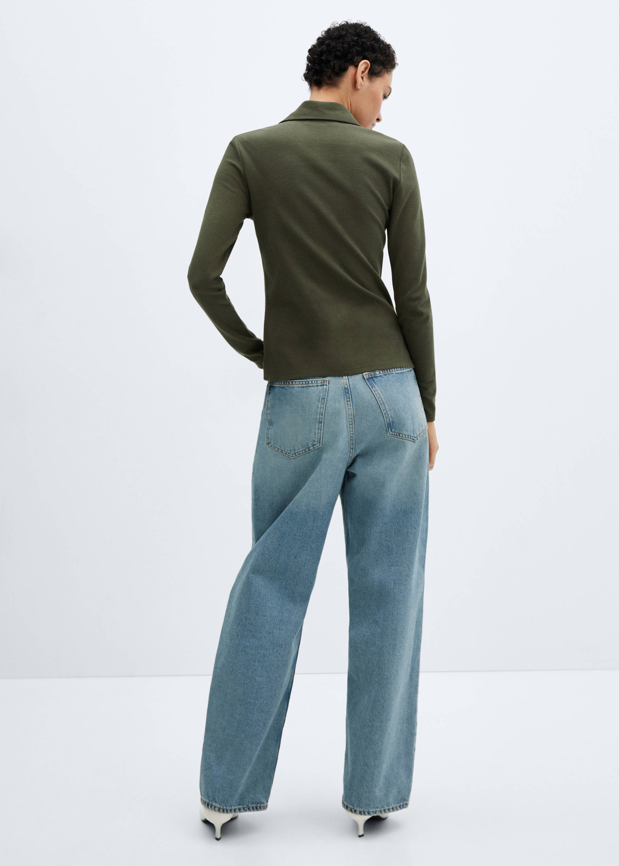 Camisa punto algodón - Reverso del artículo