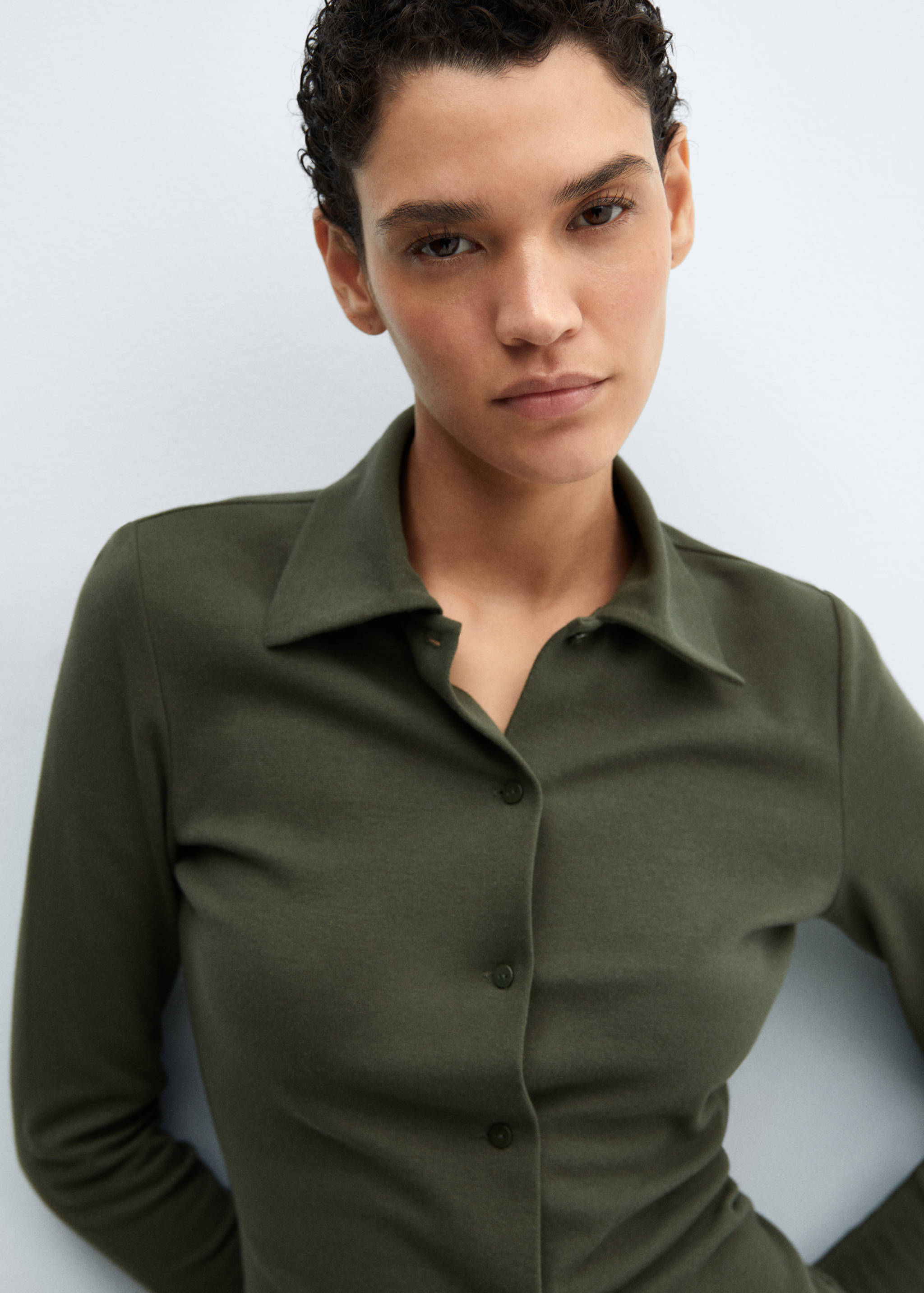 Camisa punto algodón - Detalle del artículo 1