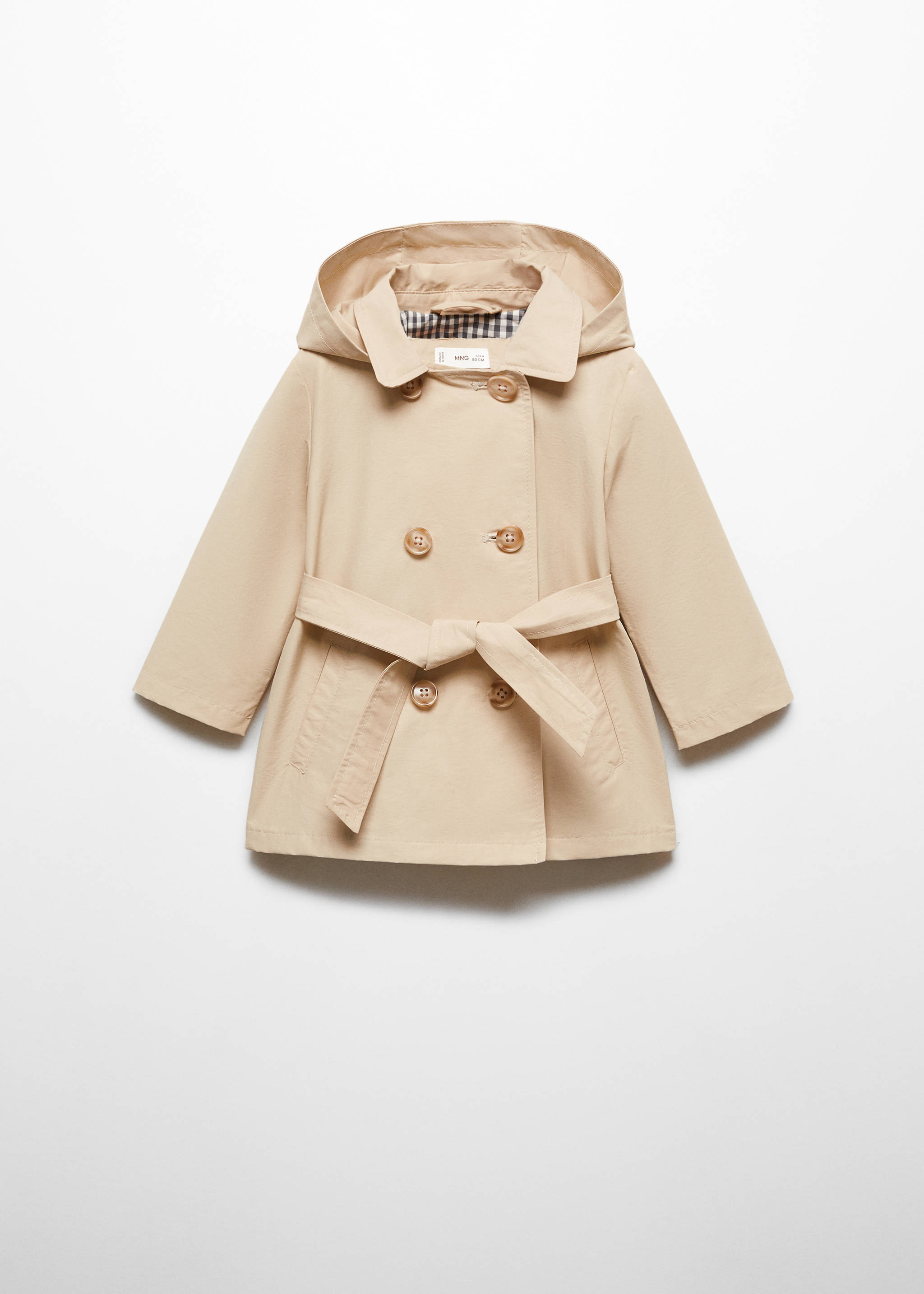 Double-breasted trench coat - Article without model