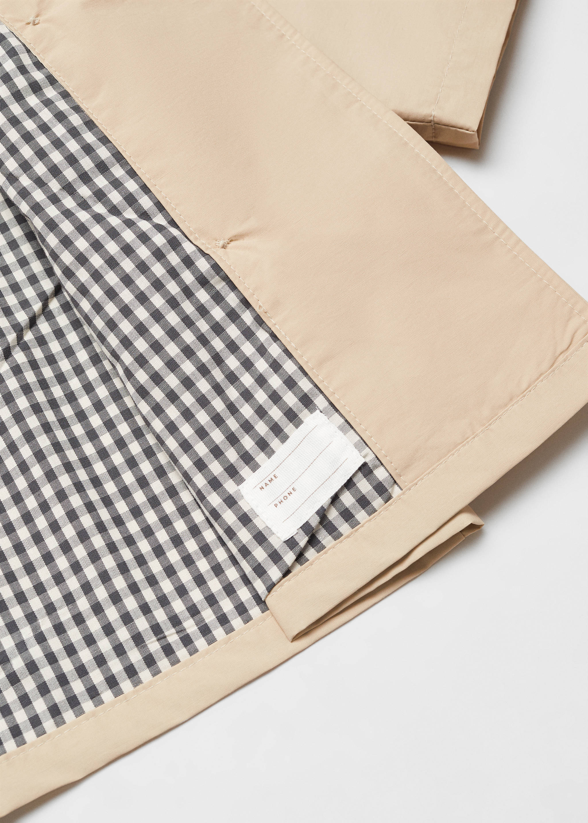 Double-breasted trench coat - Details of the article 0