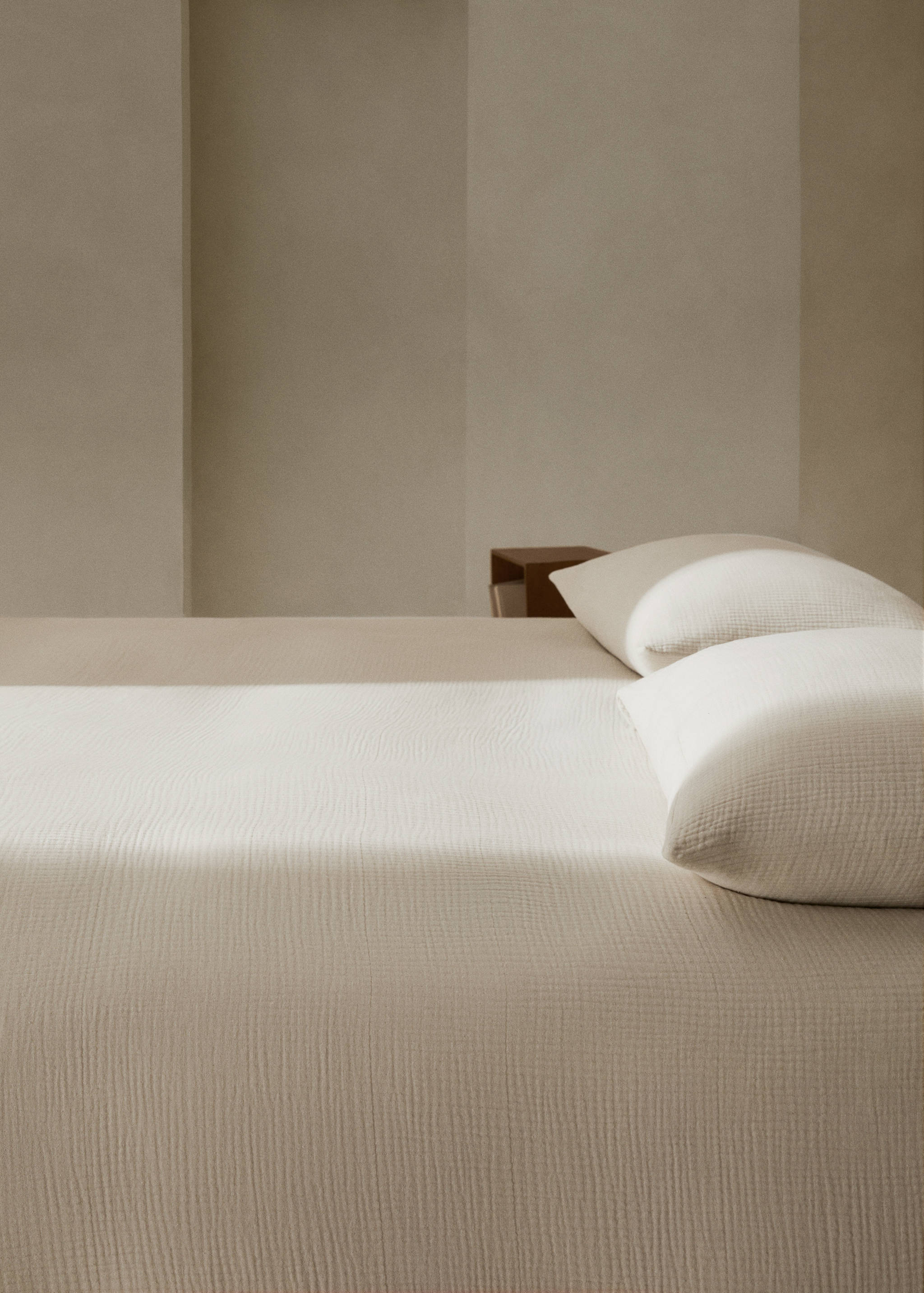 Cotton gauze duvet cover for king bed - Details of the article 7