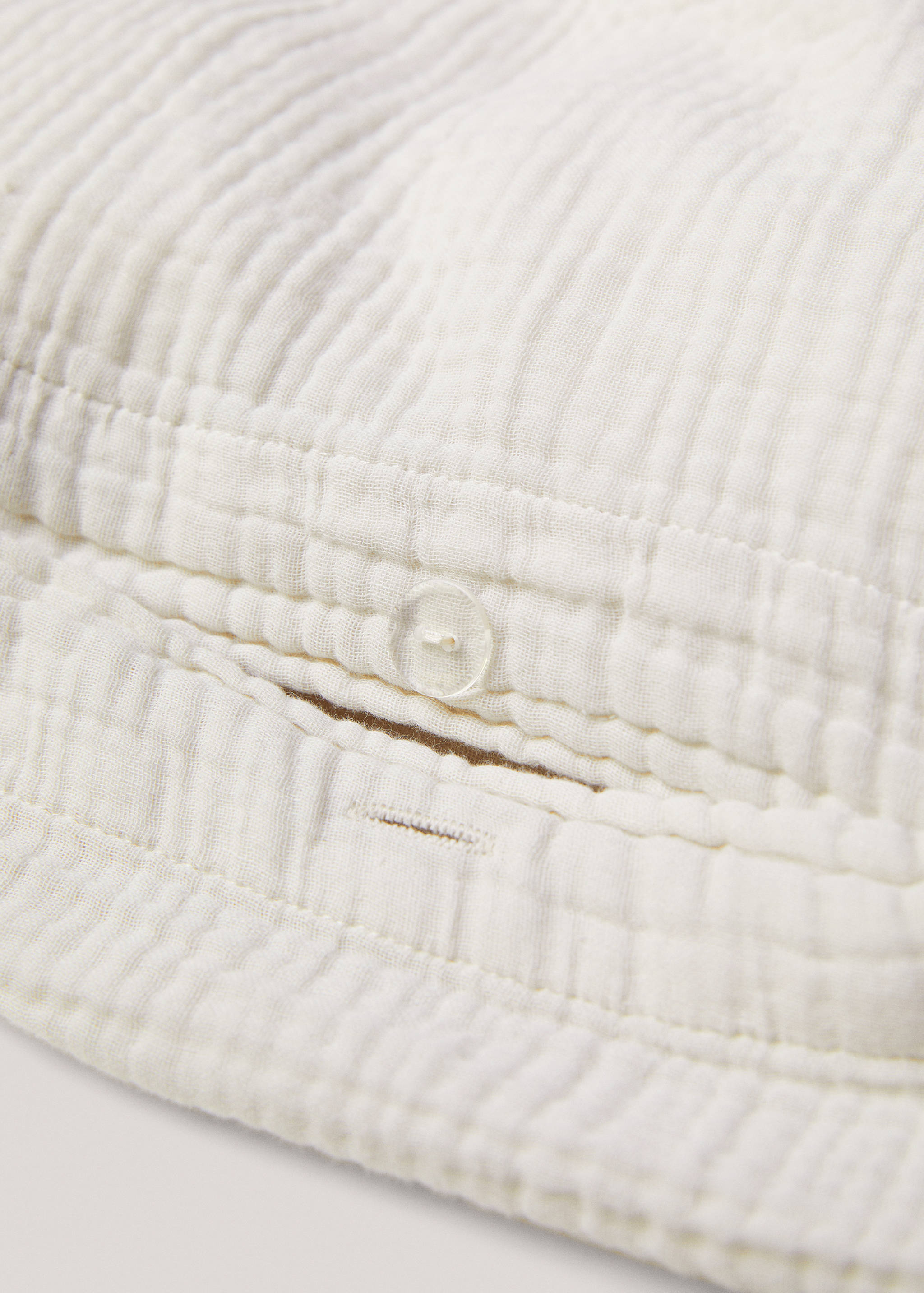 Cotton gauze duvet cover for king bed - Details of the article 1