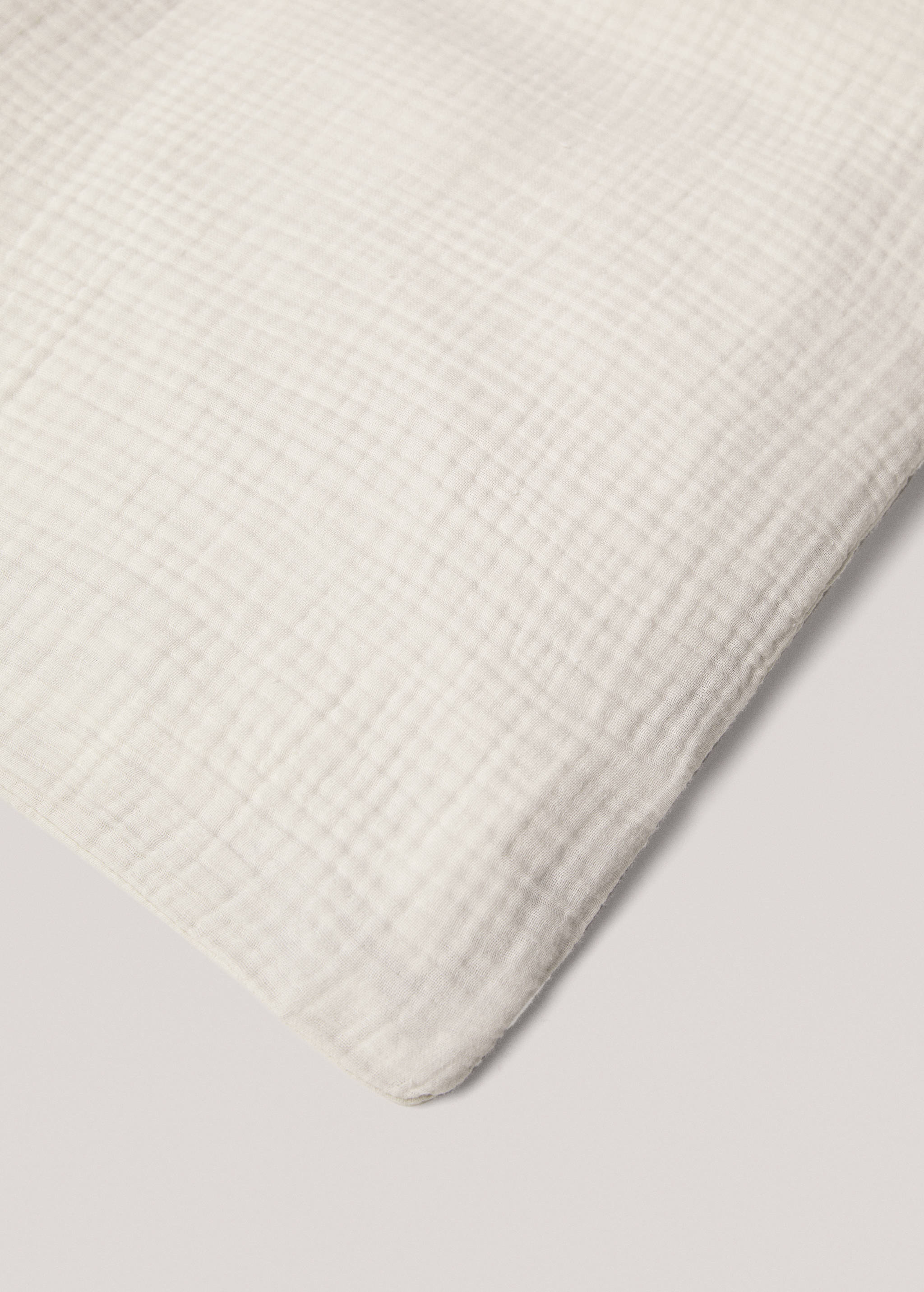 Cotton gauze duvet cover for king bed - Details of the article 3