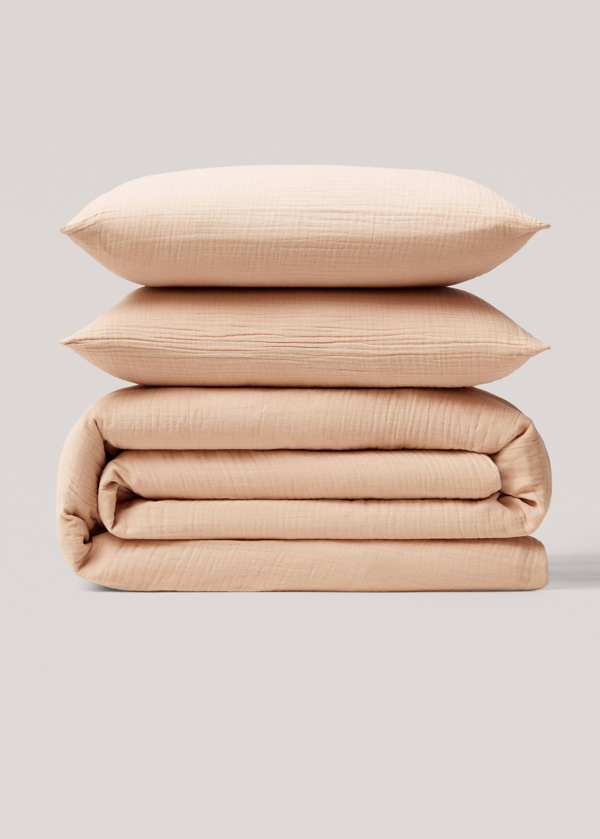 Cotton gauze duvet cover for king bed - Article without model