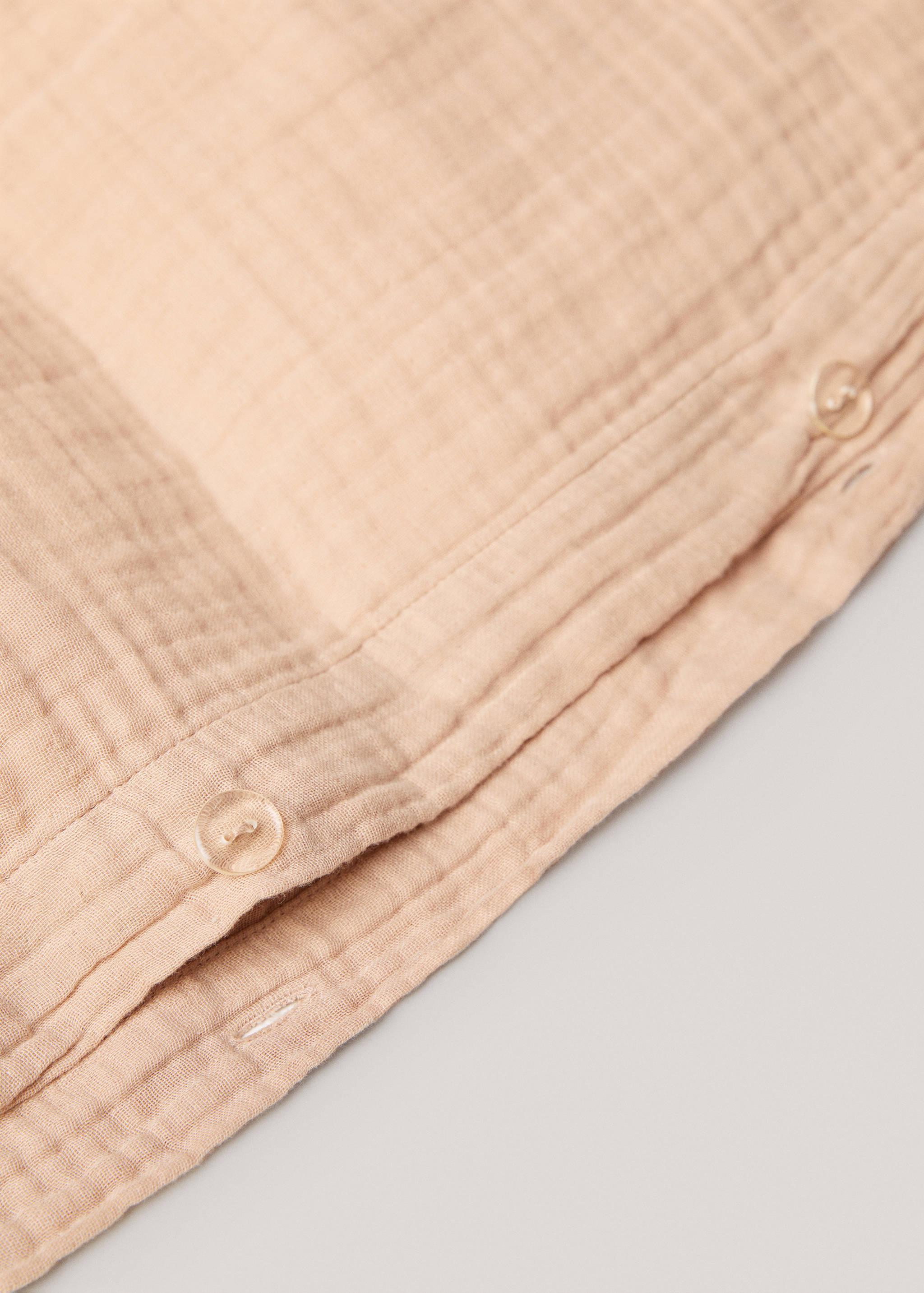 Cotton gauze duvet cover for king bed - Details of the article 1