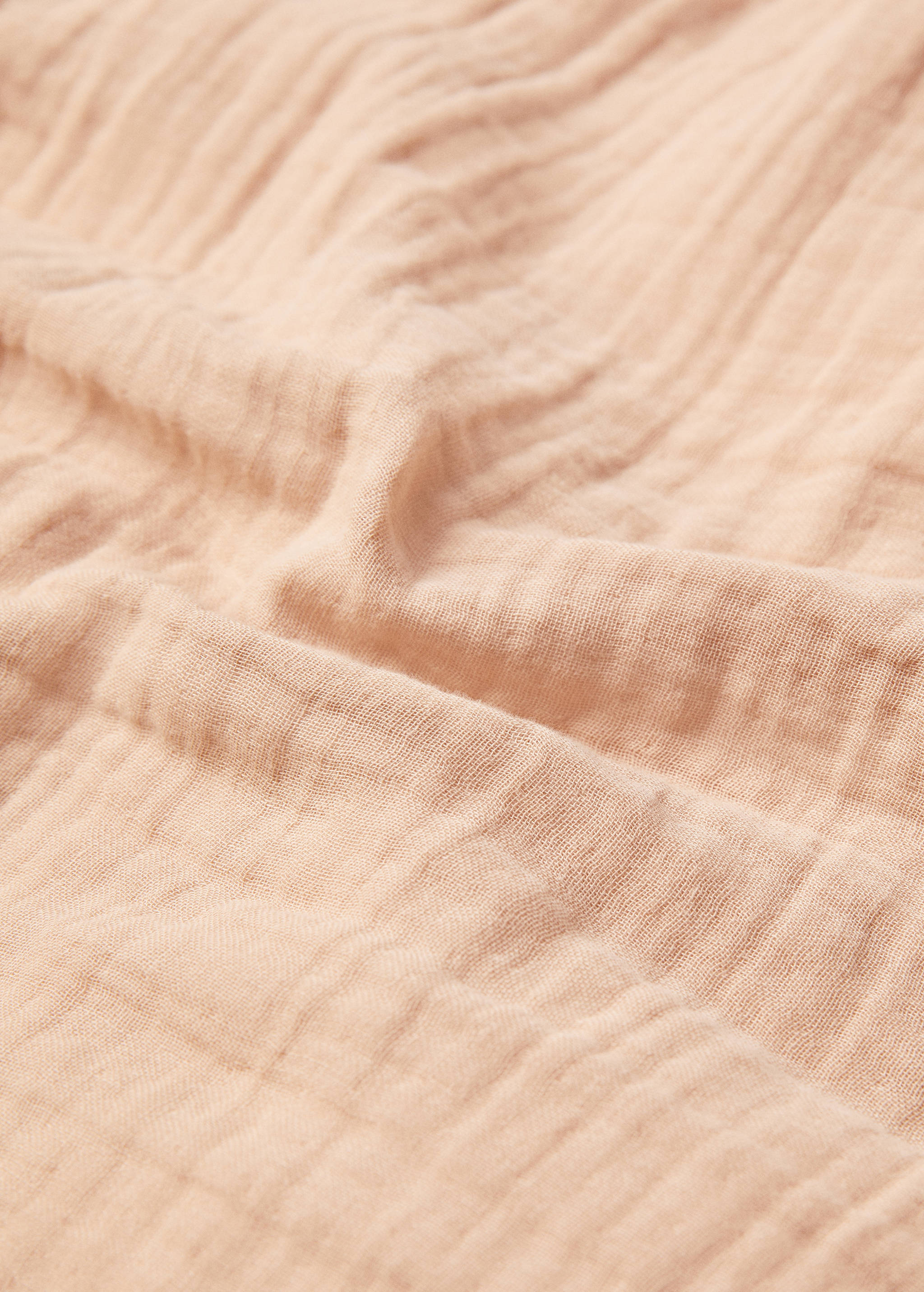 Cotton gauze duvet cover for king bed - Details of the article 2