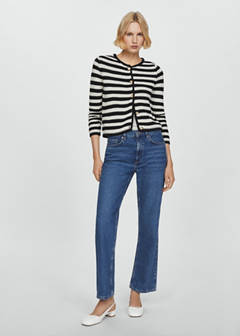 Striped cardigan with jewel buttons — Off White 2