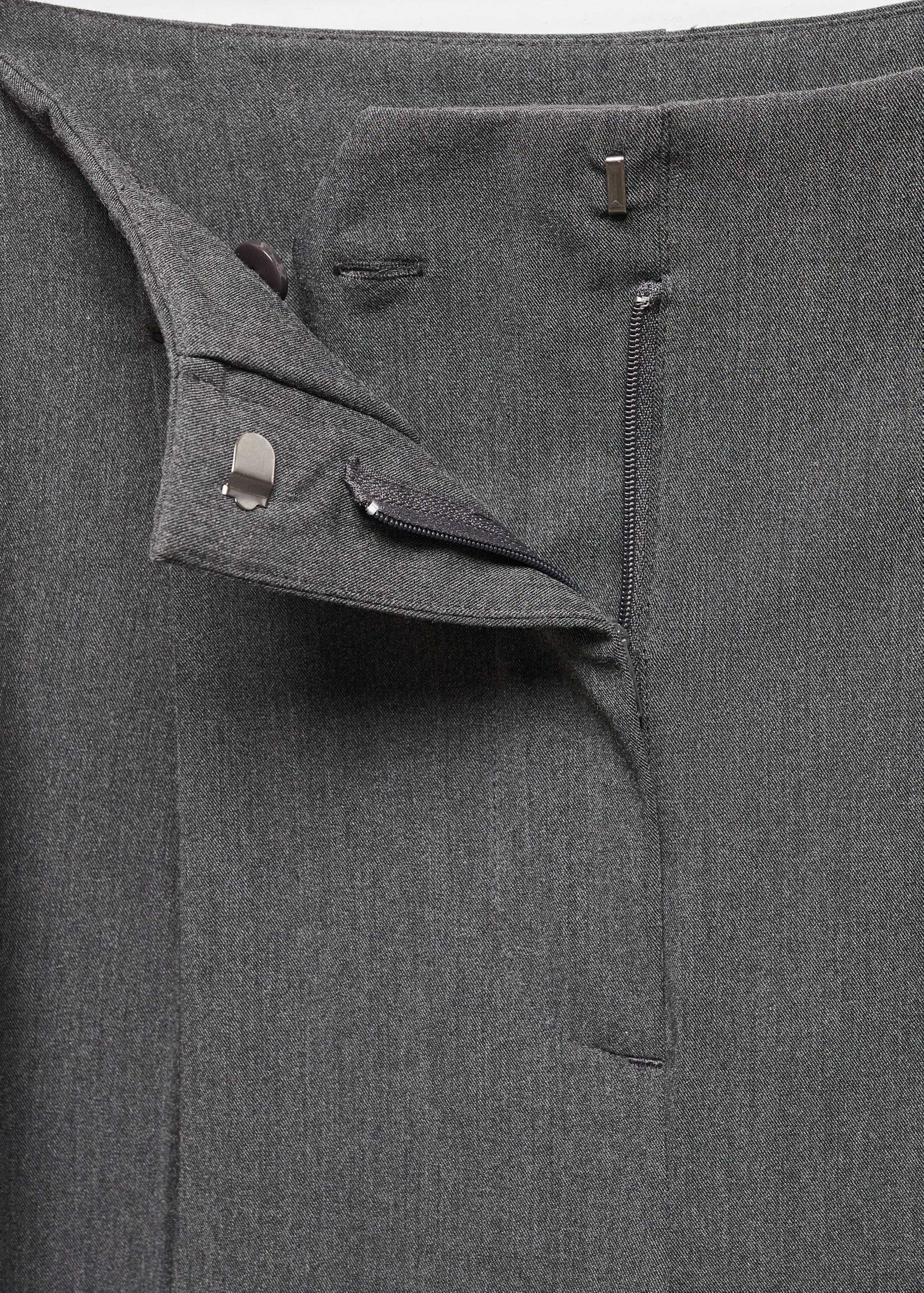 Wide leg pleated trousers - Details of the article 8