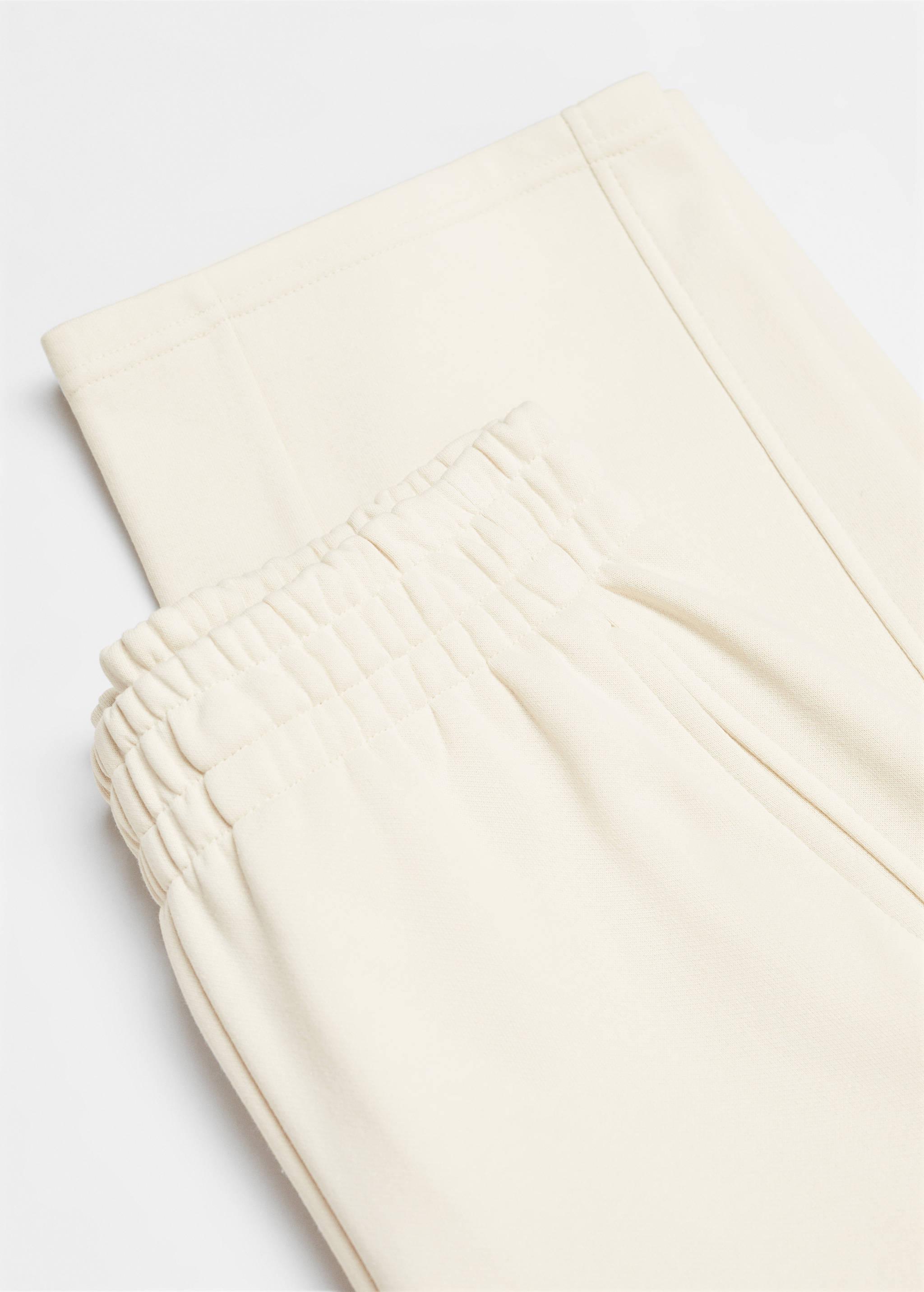 Cotton jogger-style trousers - Details of the article 8