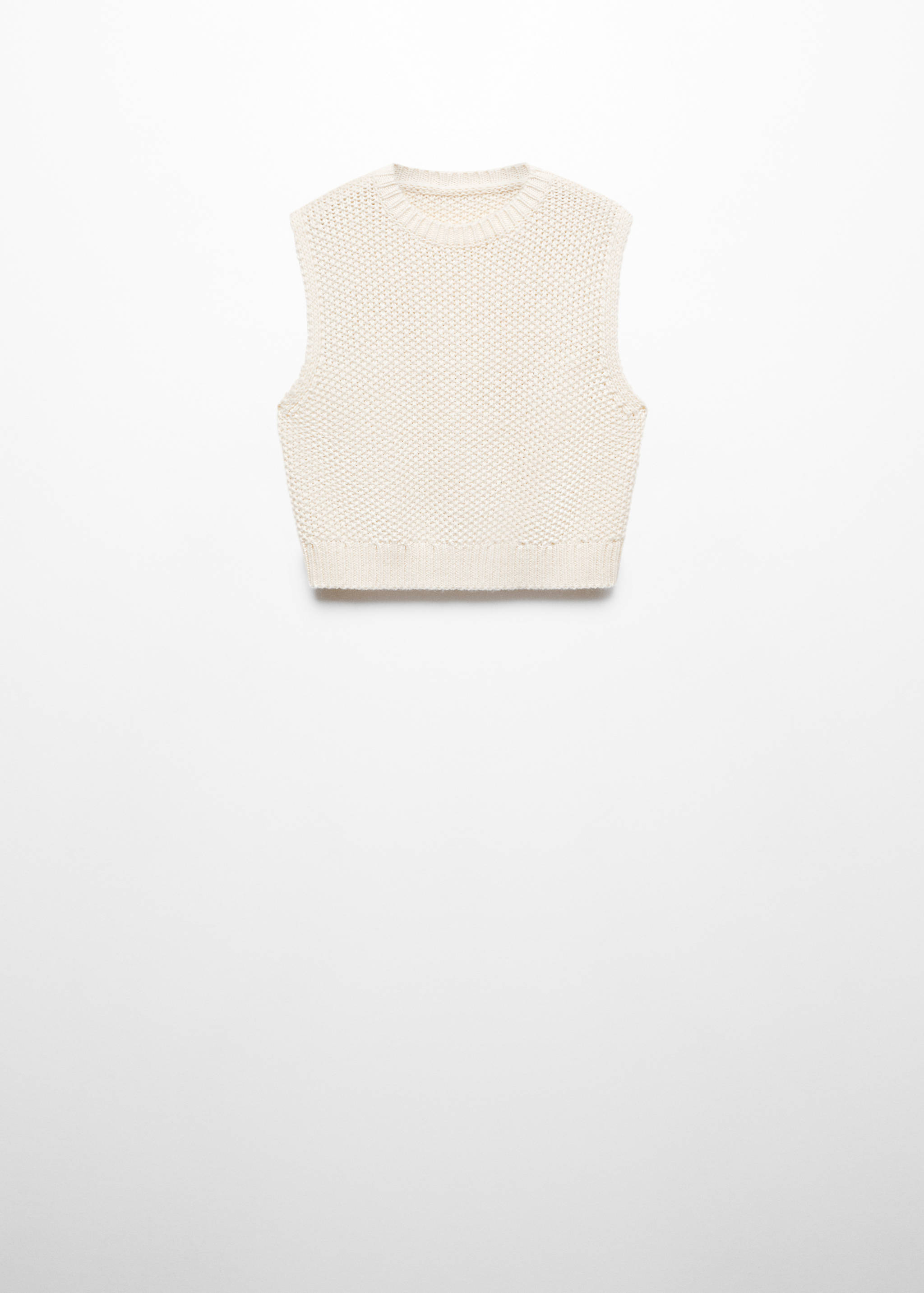 Chunky-knit gilet - Article without model