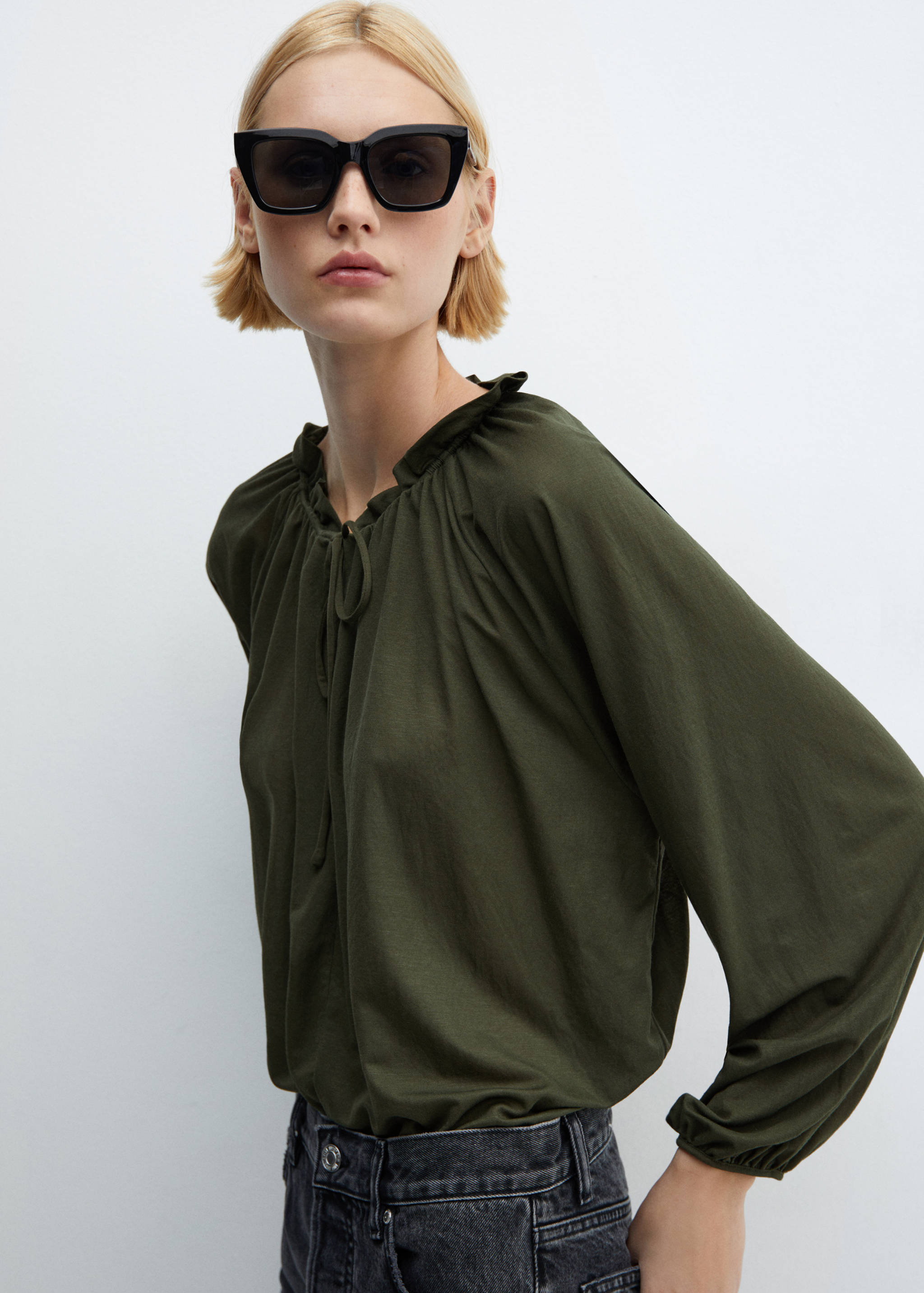 Blouse manches bouffantes - Détail de l'article 2