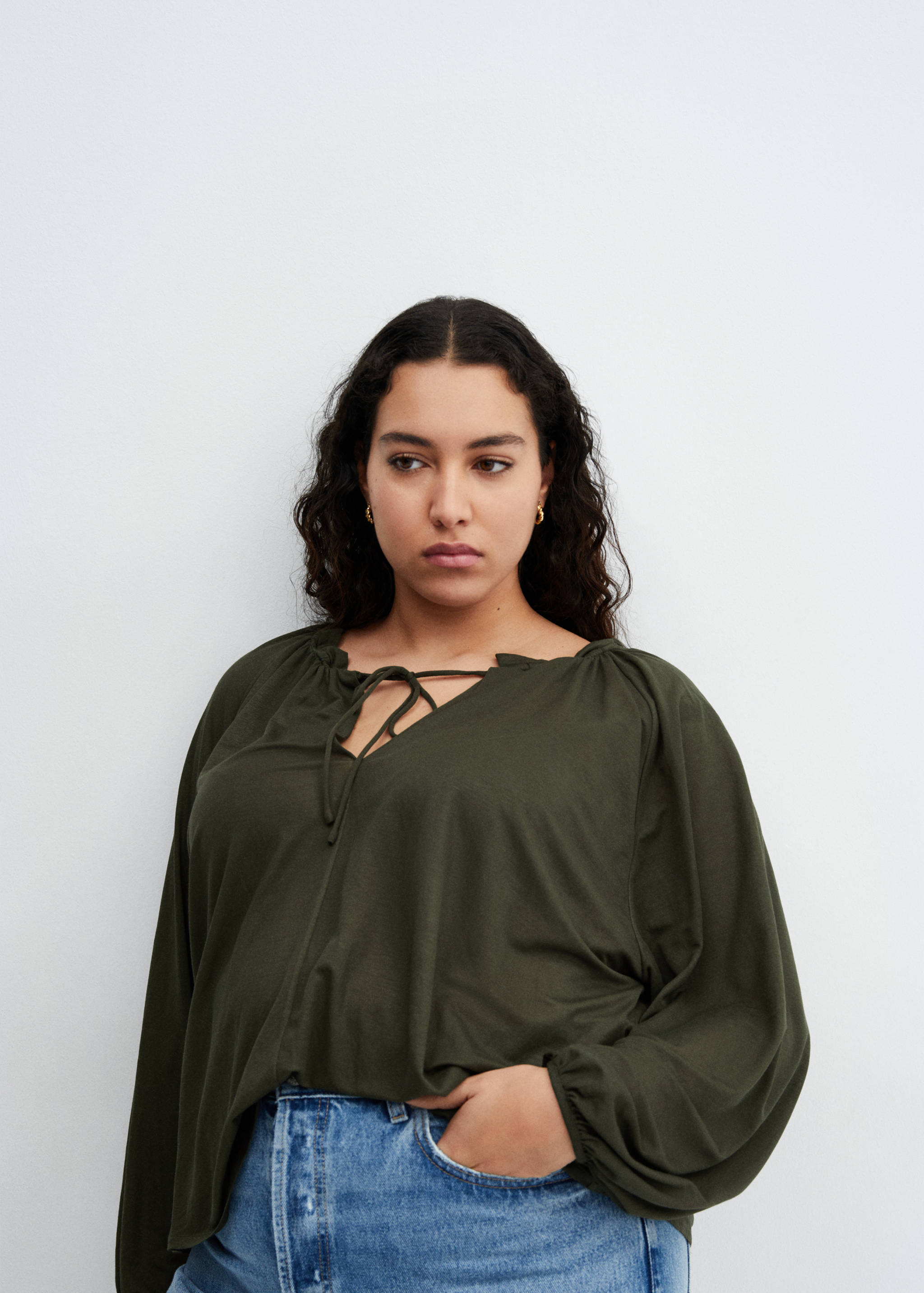 Blouse manches bouffantes - Détail de l'article 4